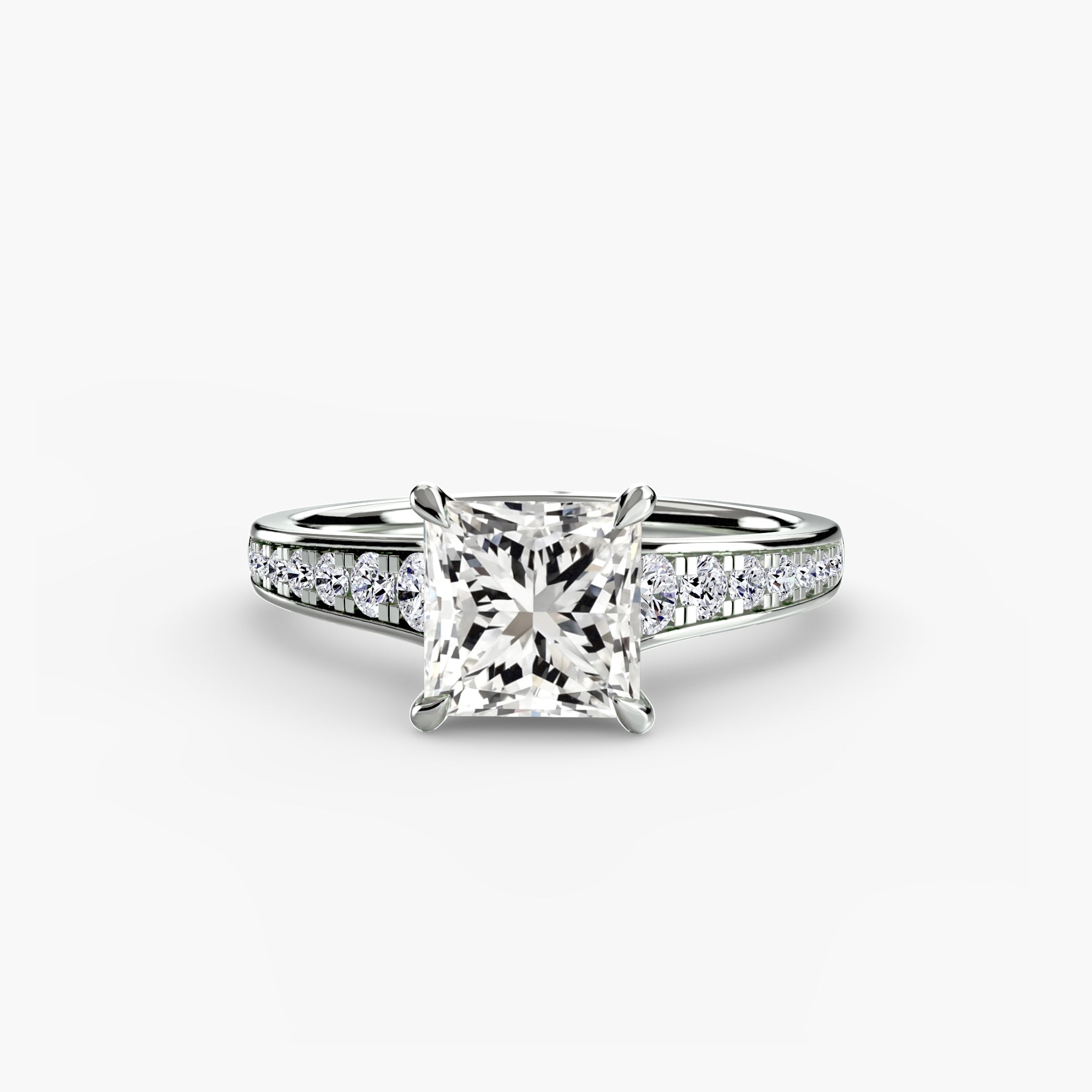 Pavé Solitaire