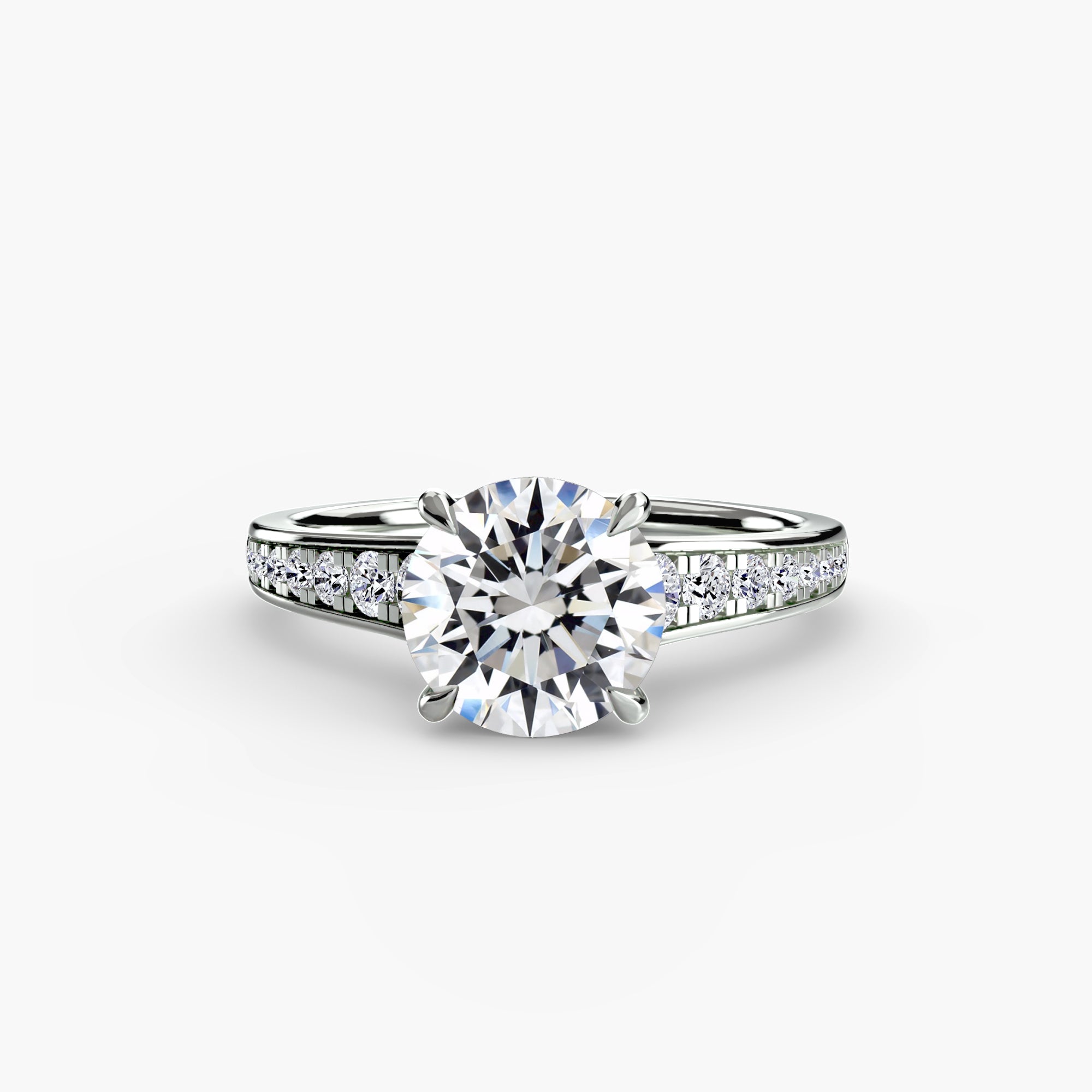 Pavé Solitaire