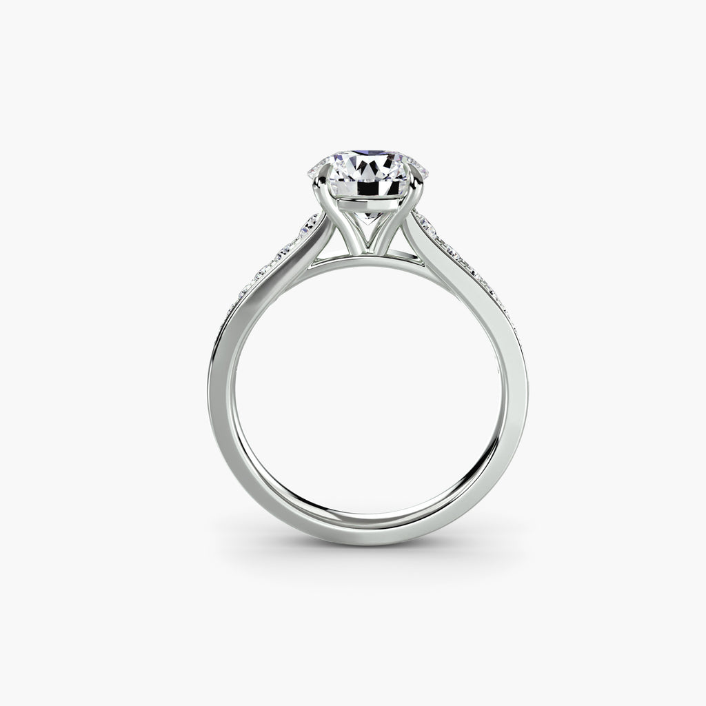 Pavé Solitaire