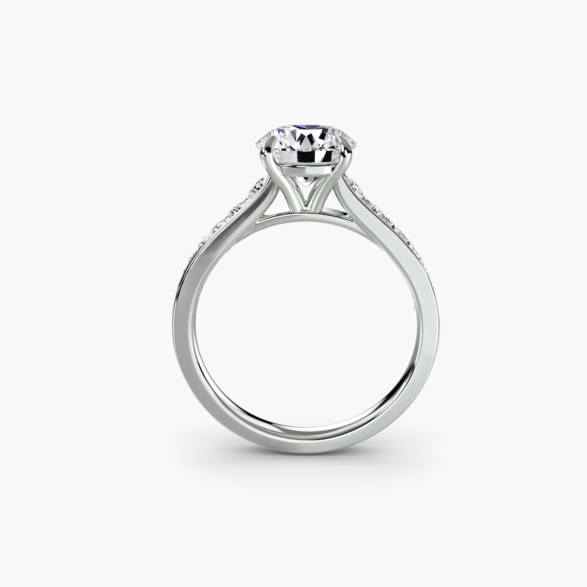Pavé Solitaire