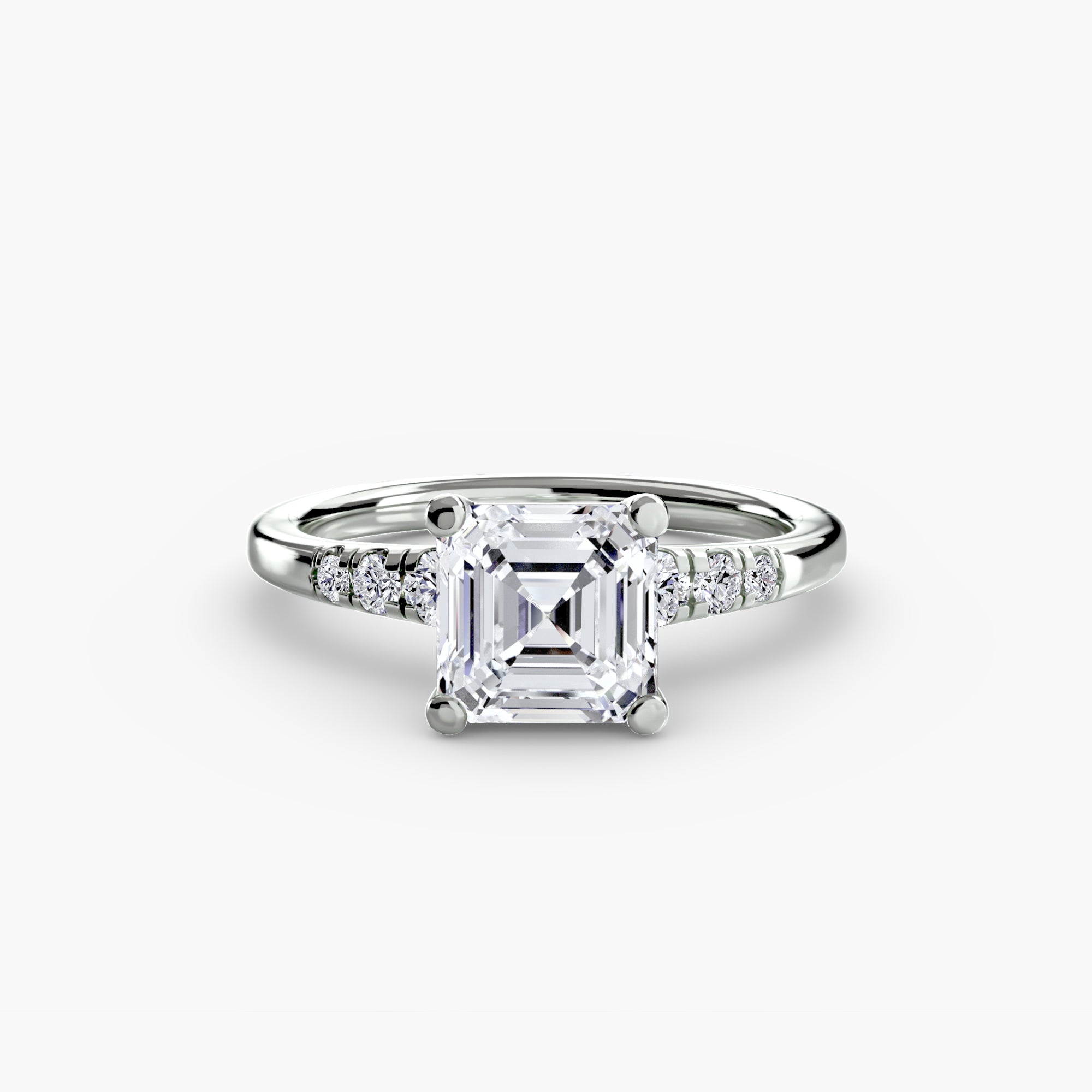 Shoulder Accent Solitaire