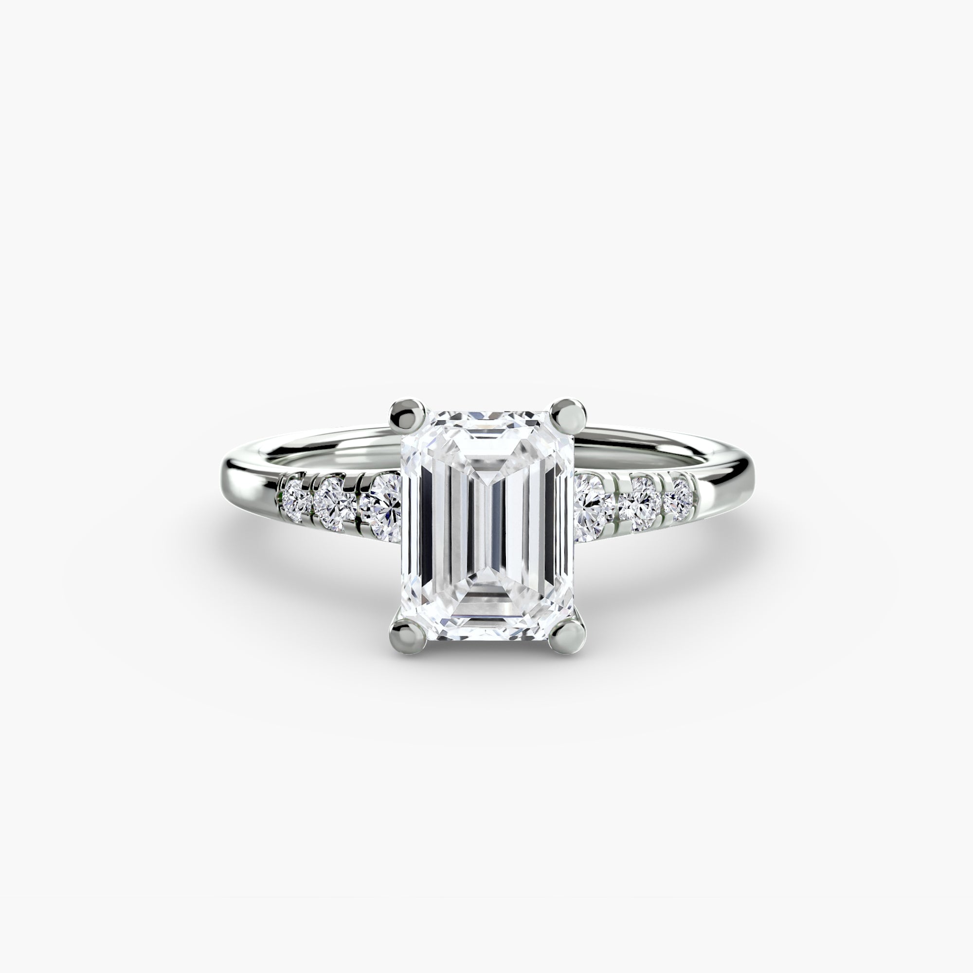 Shoulder Accent Solitaire