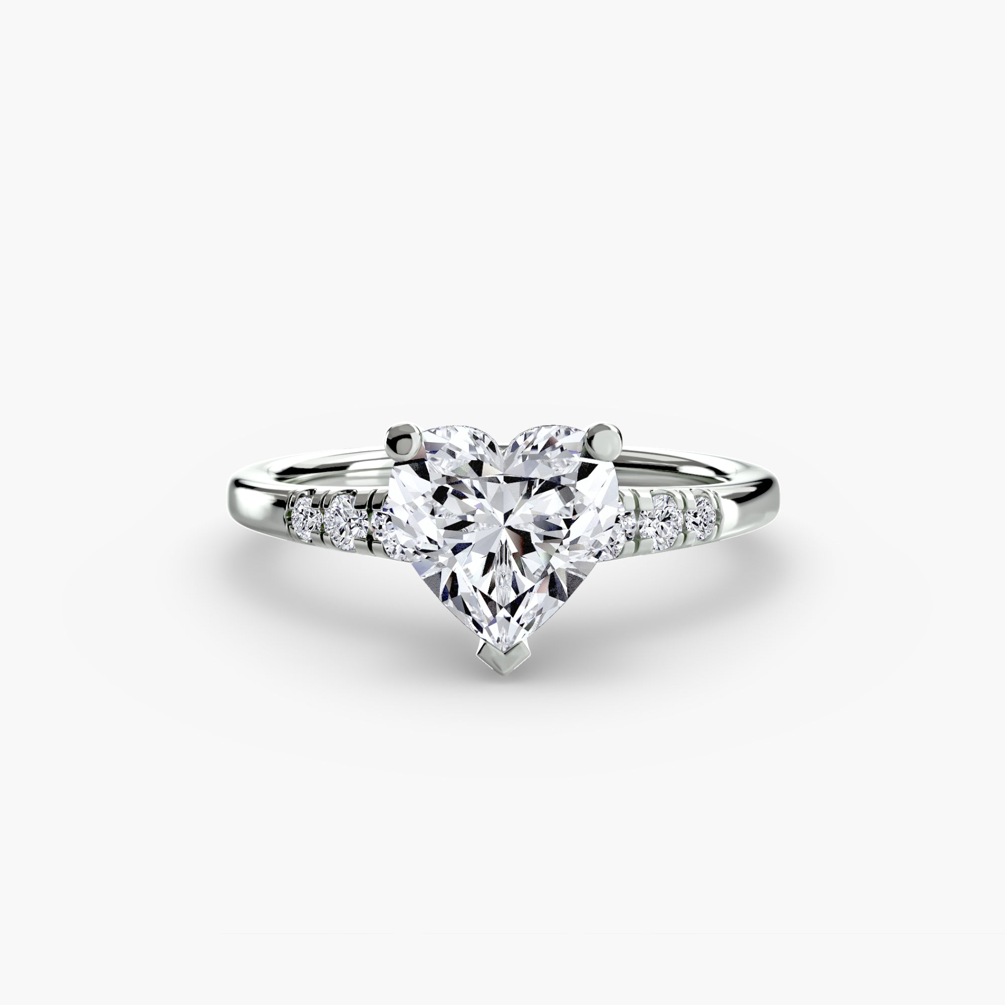 Shoulder Accent Solitaire