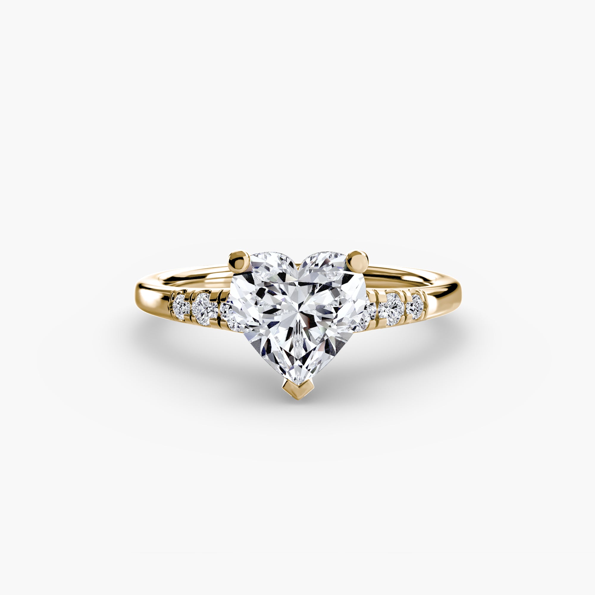 Shoulder Accent Solitaire