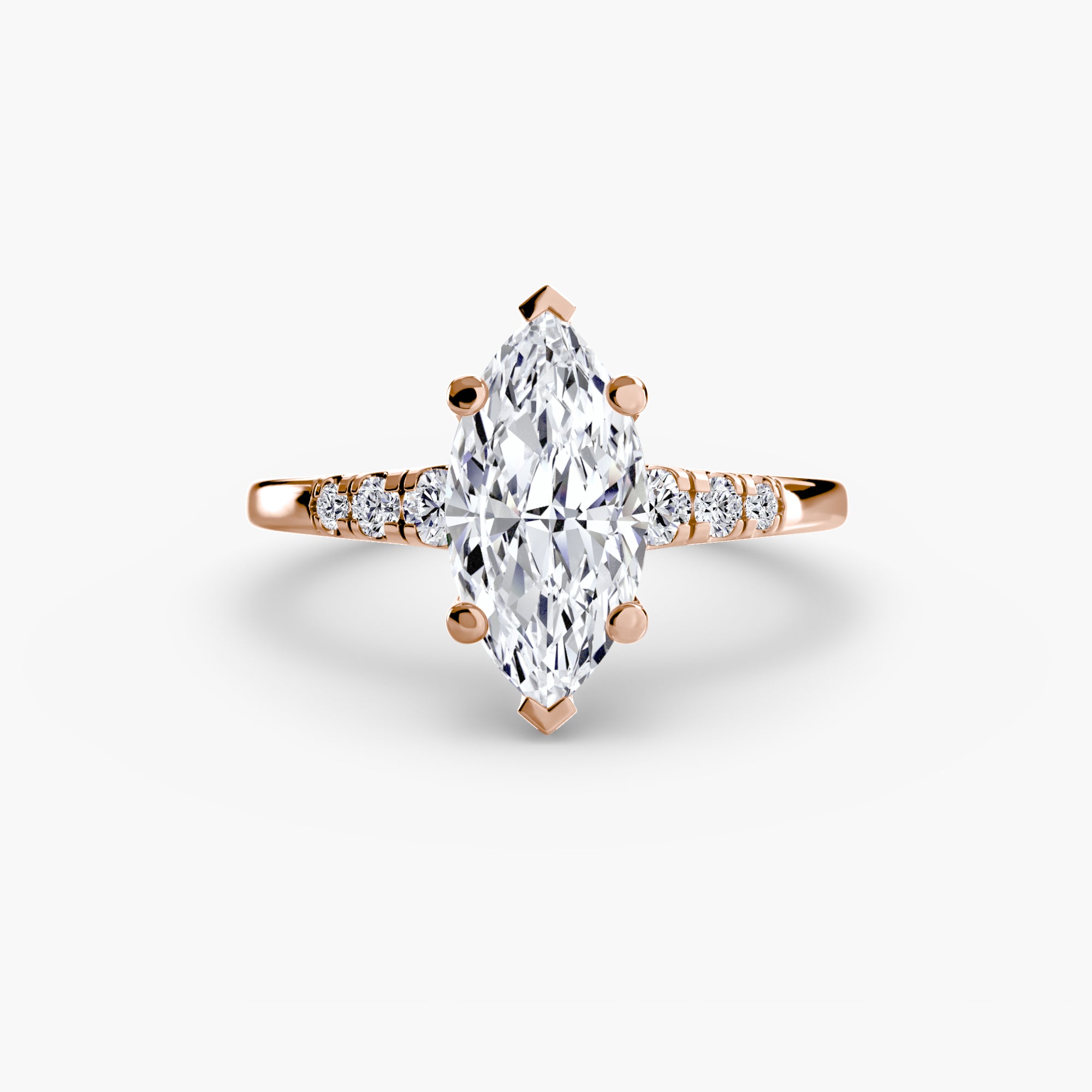 Shoulder Accent Solitaire
