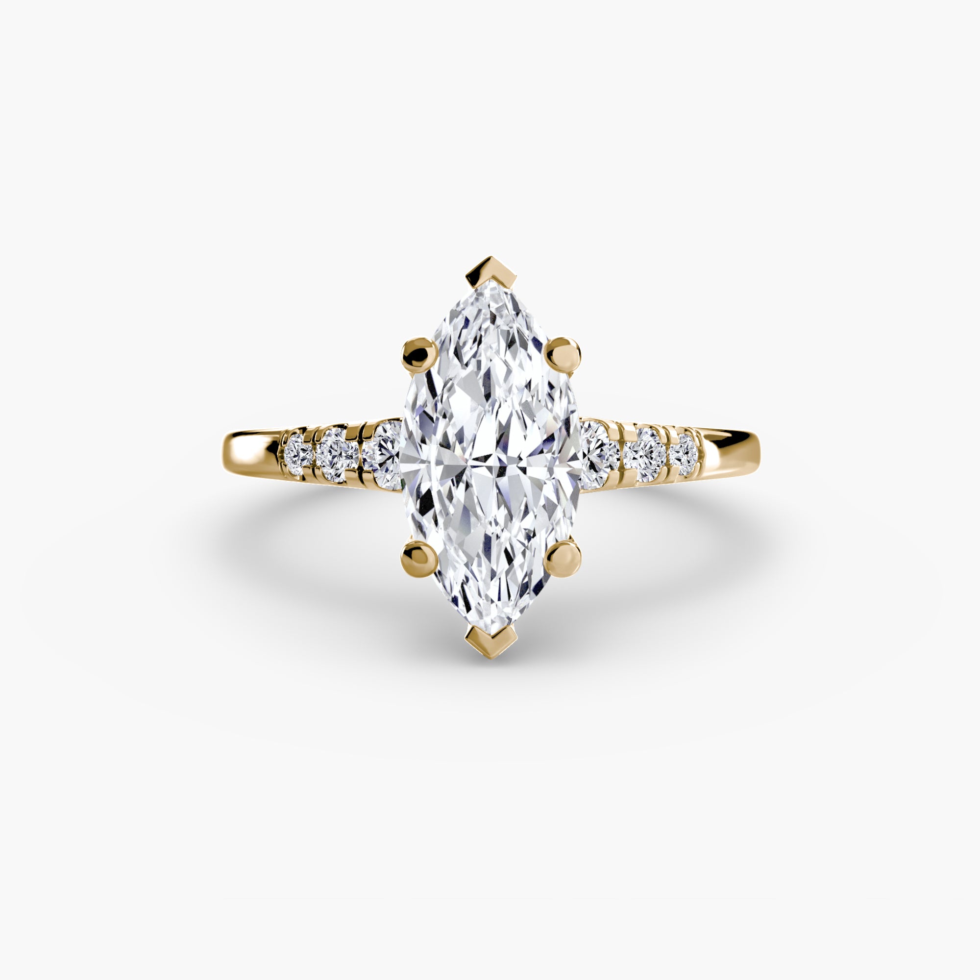 Shoulder Accent Solitaire