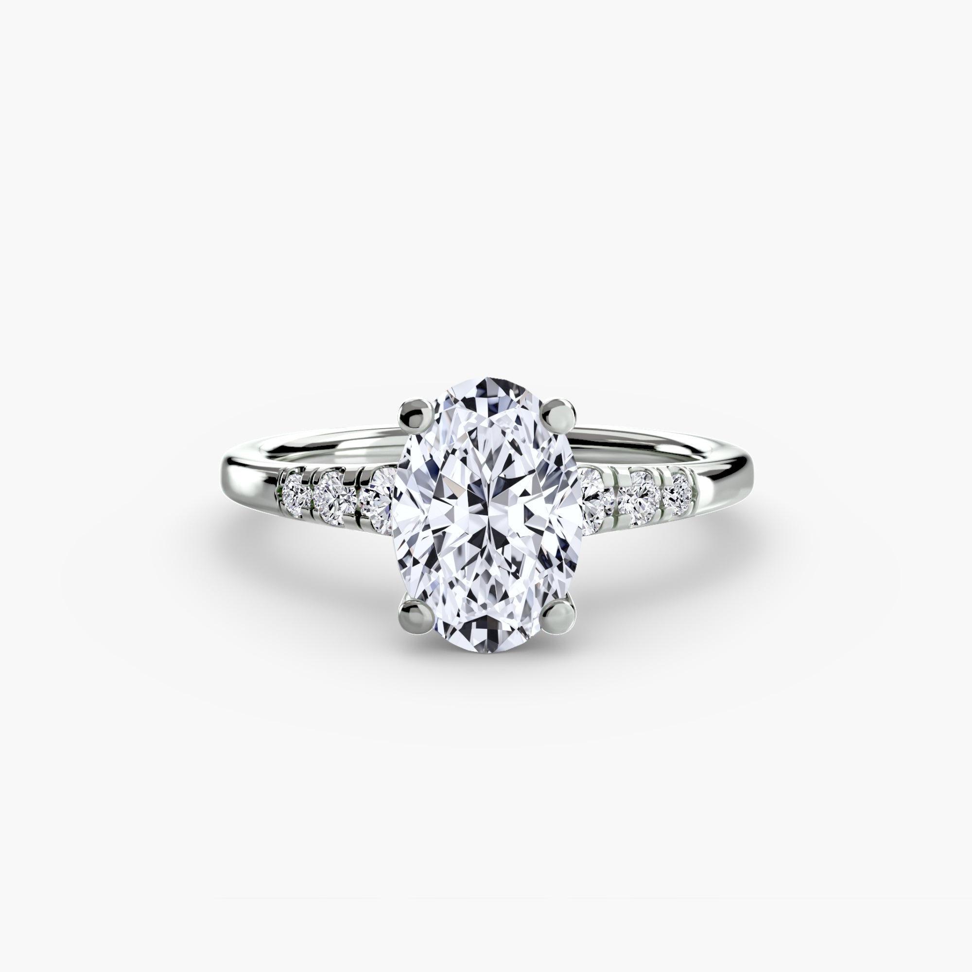 Shoulder Accent Solitaire