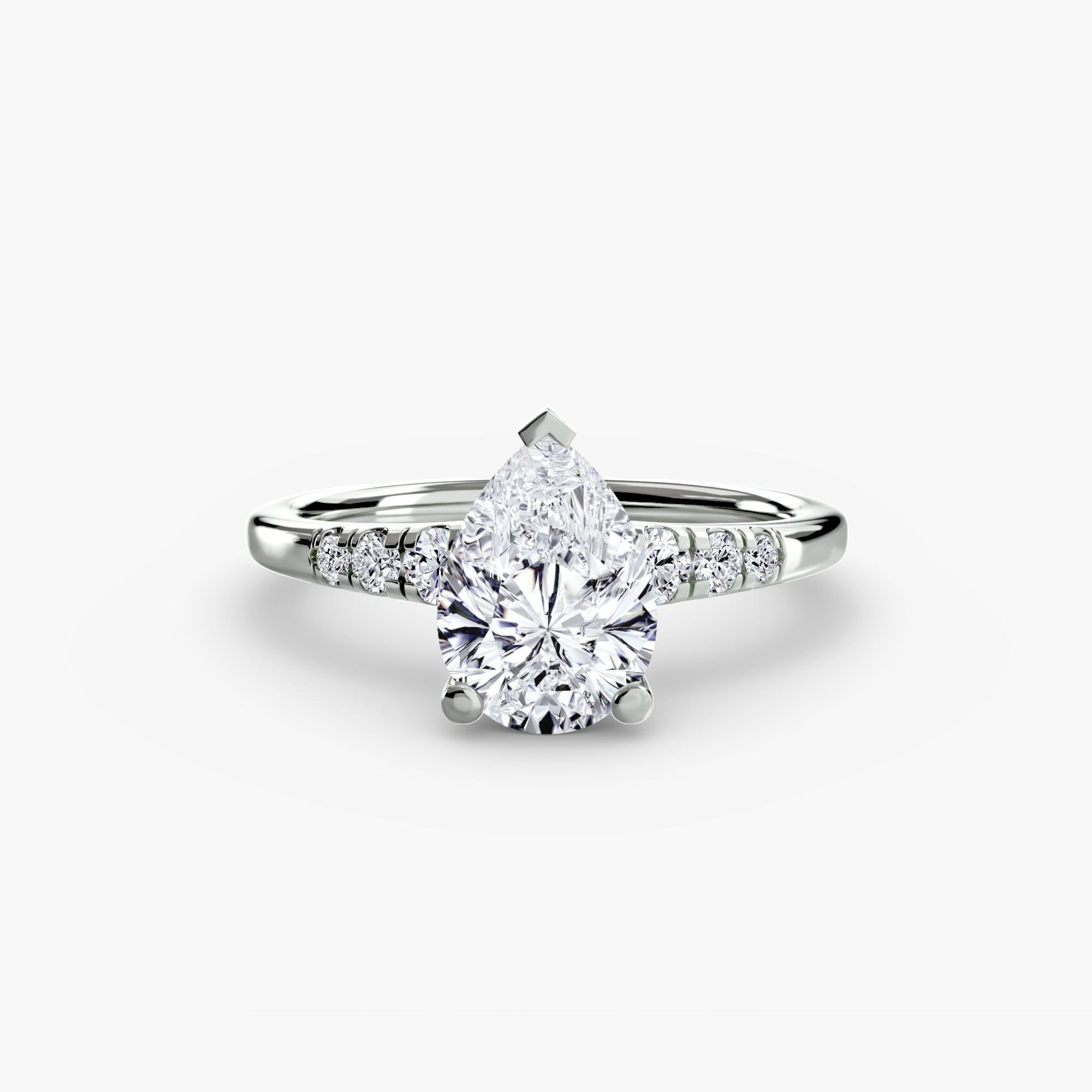 Shoulder Accent Solitaire