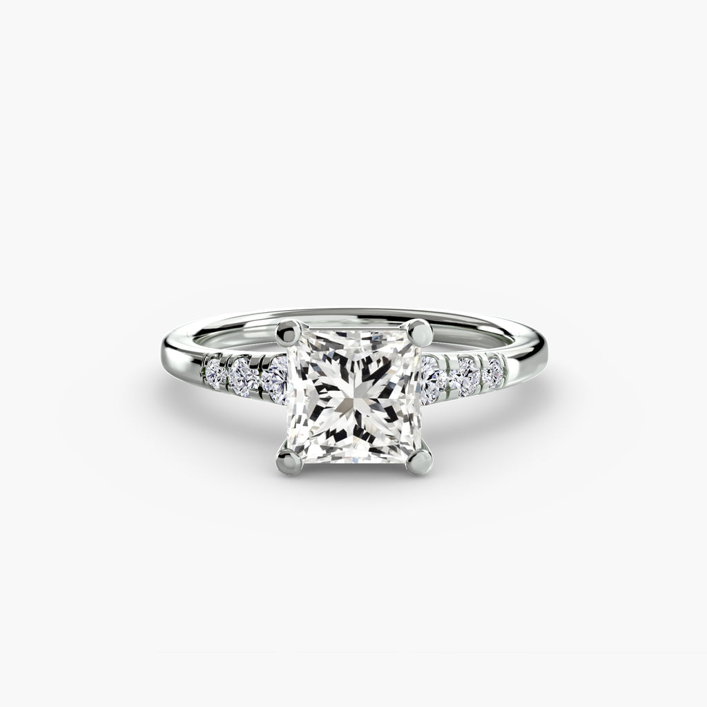 Shoulder Accent Solitaire