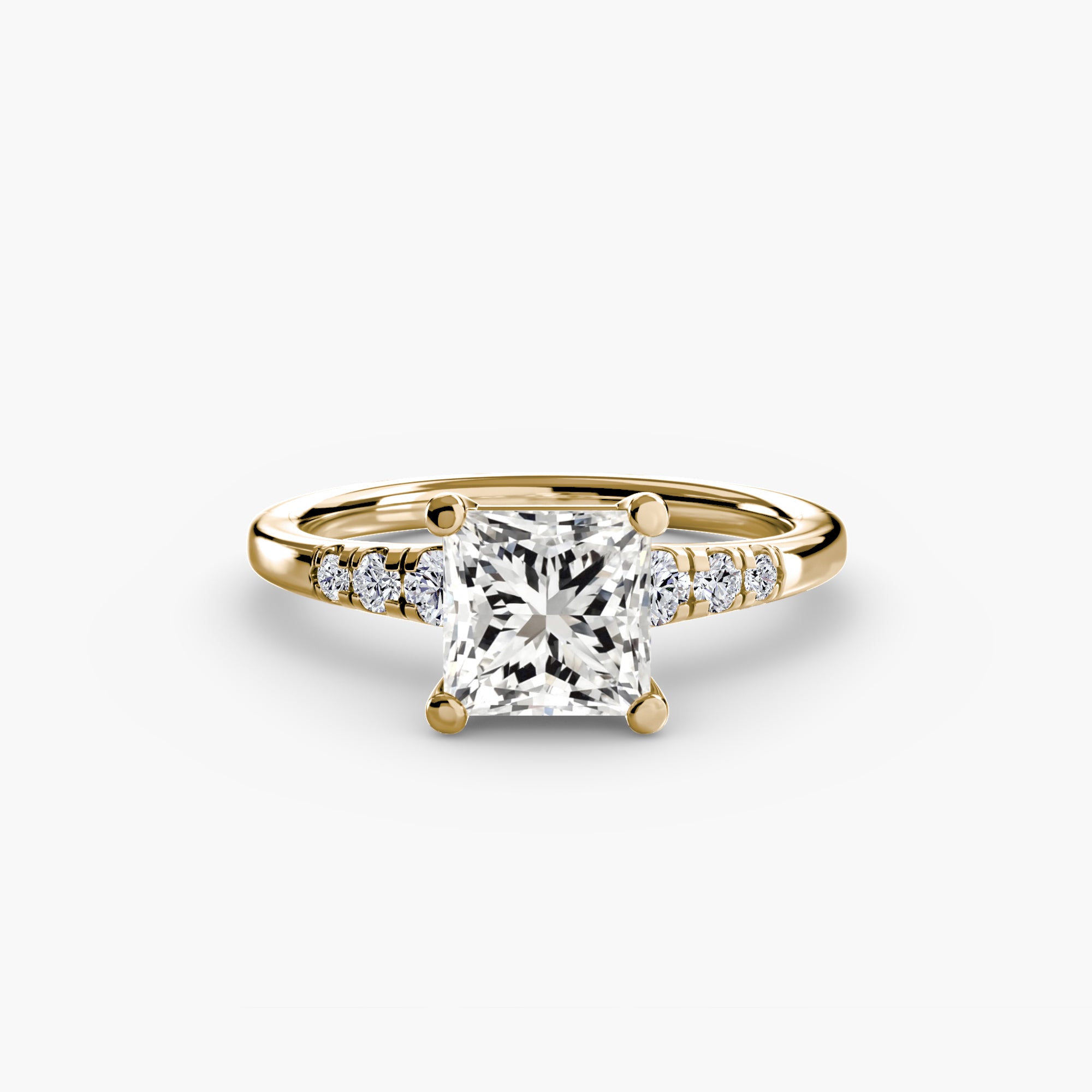 Shoulder Accent Solitaire