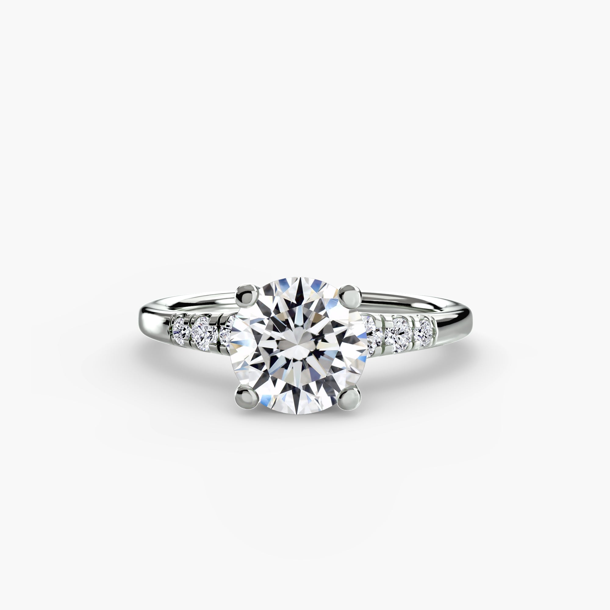 Shoulder Accent Solitaire