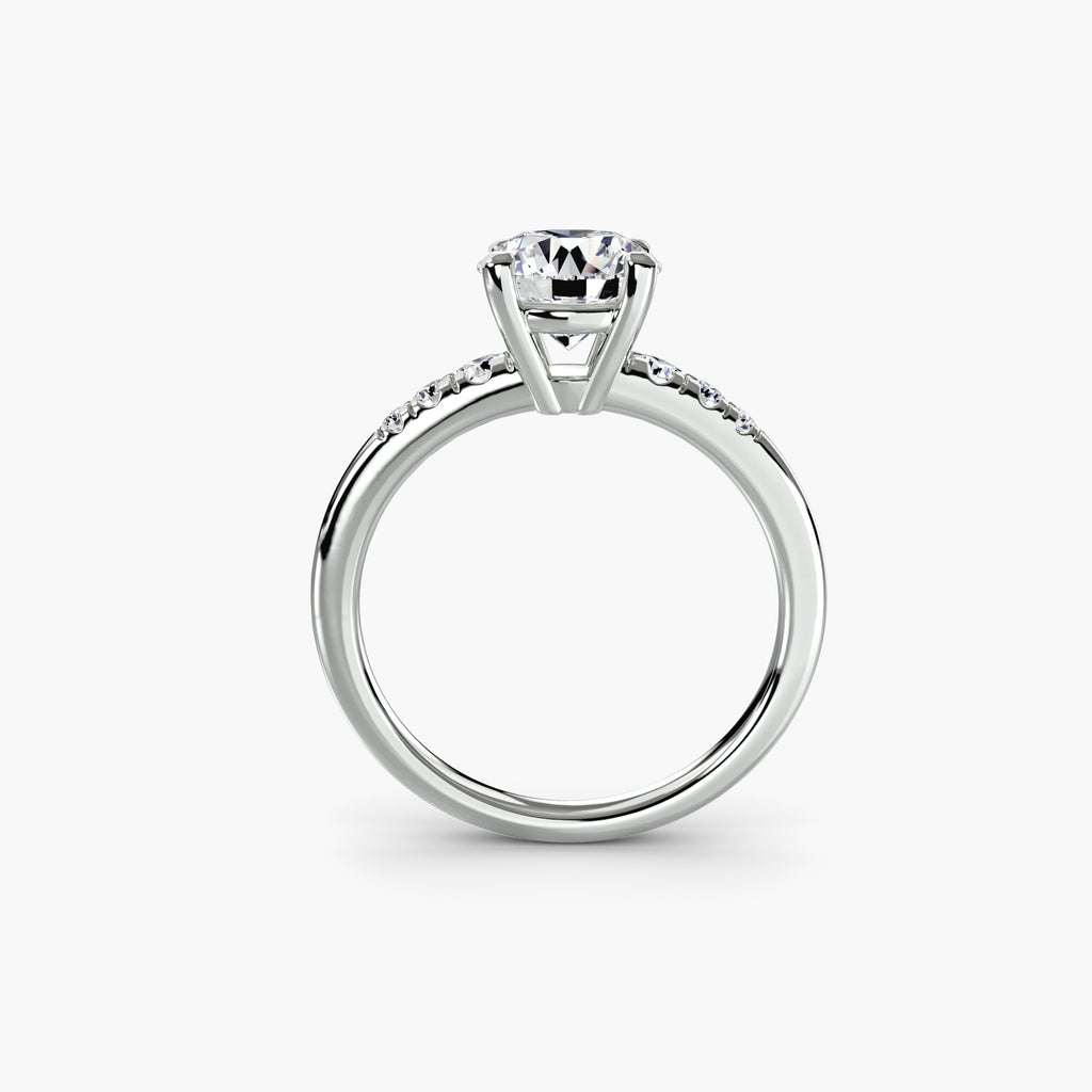 Shoulder Accent Solitaire