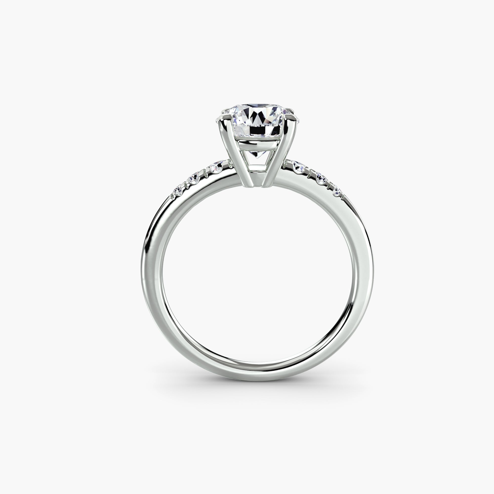Shoulder Accent Solitaire