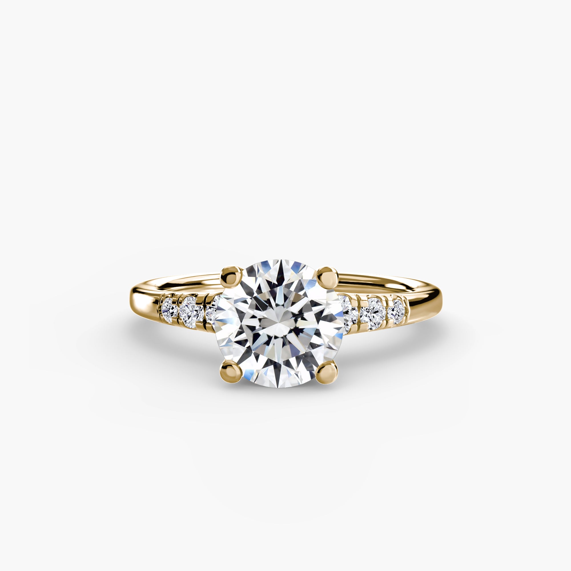 Shoulder Accent Solitaire