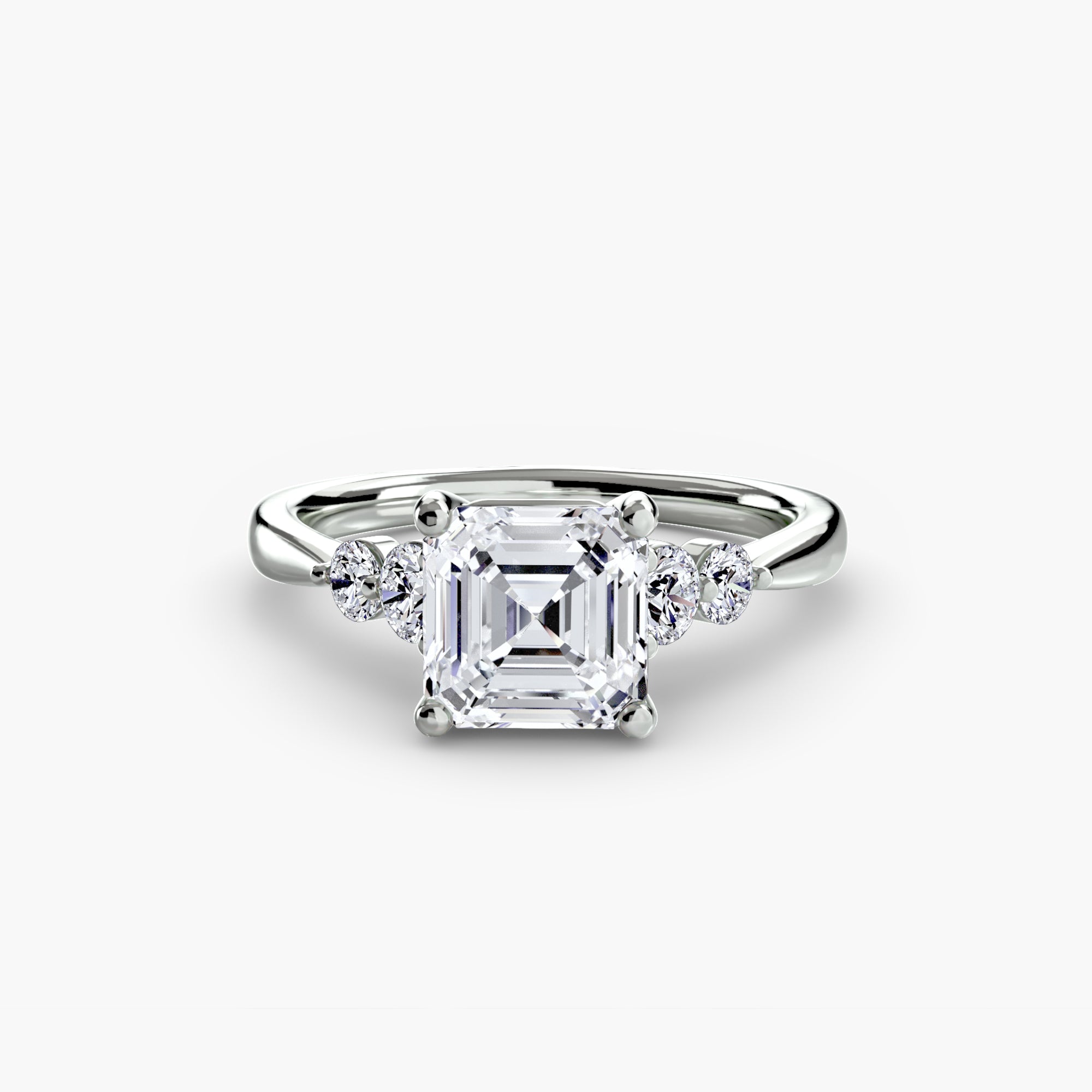 Shoulder Accent Solitaire