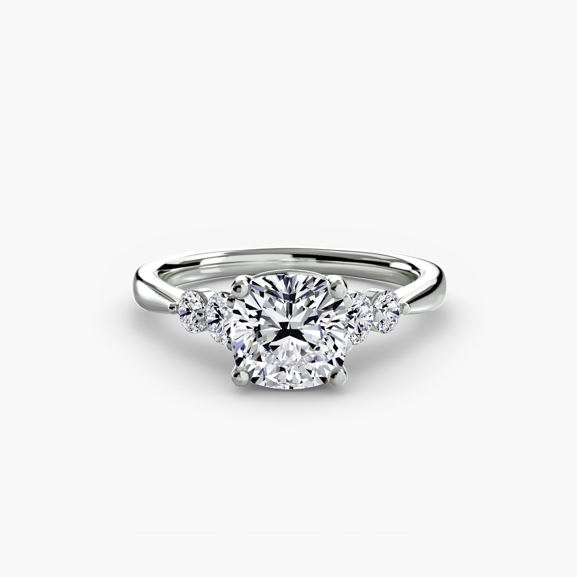 Shoulder Accent Solitaire