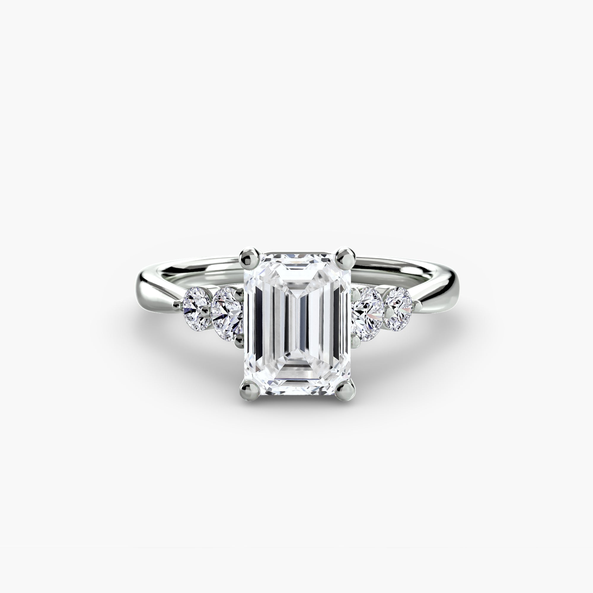 Shoulder Accent Solitaire
