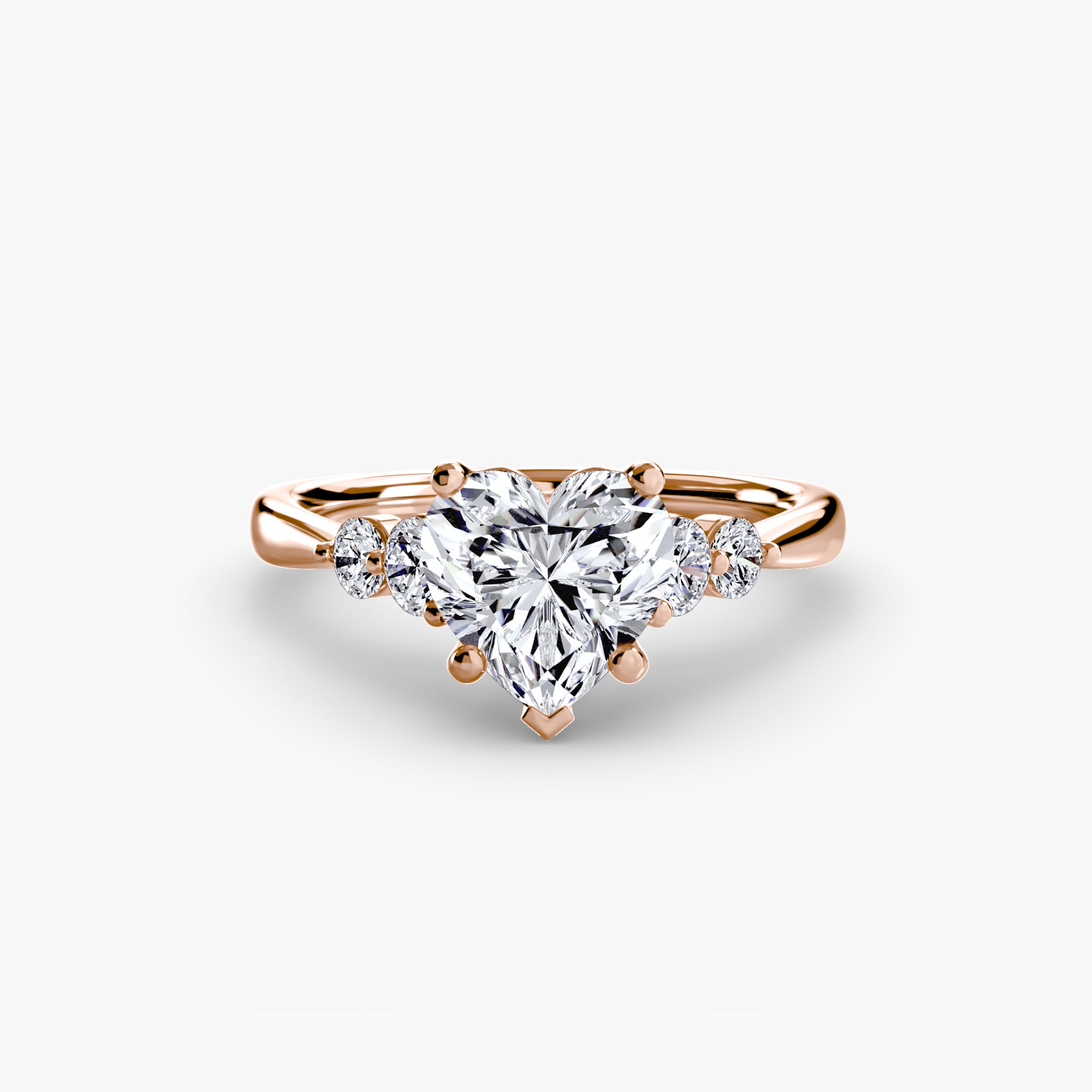 Shoulder Accent Solitaire