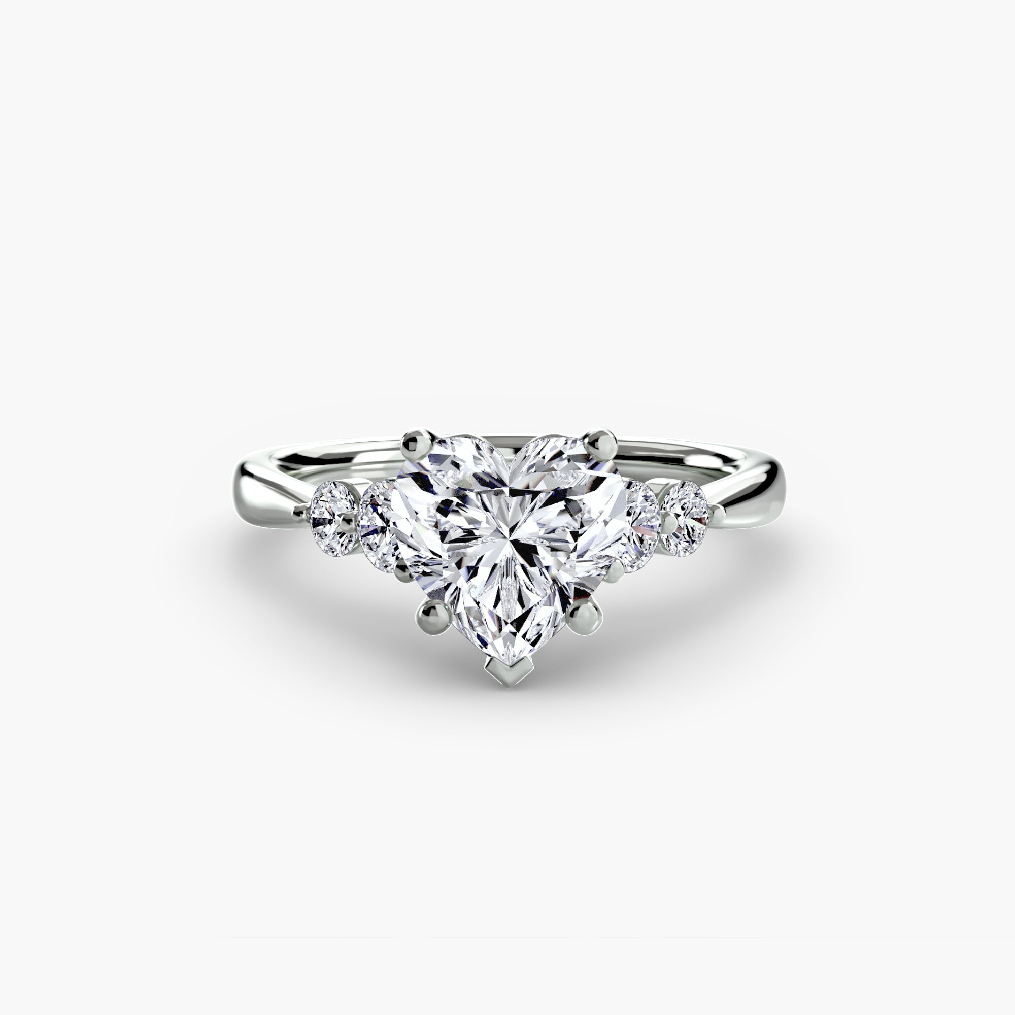 Shoulder Accent Solitaire
