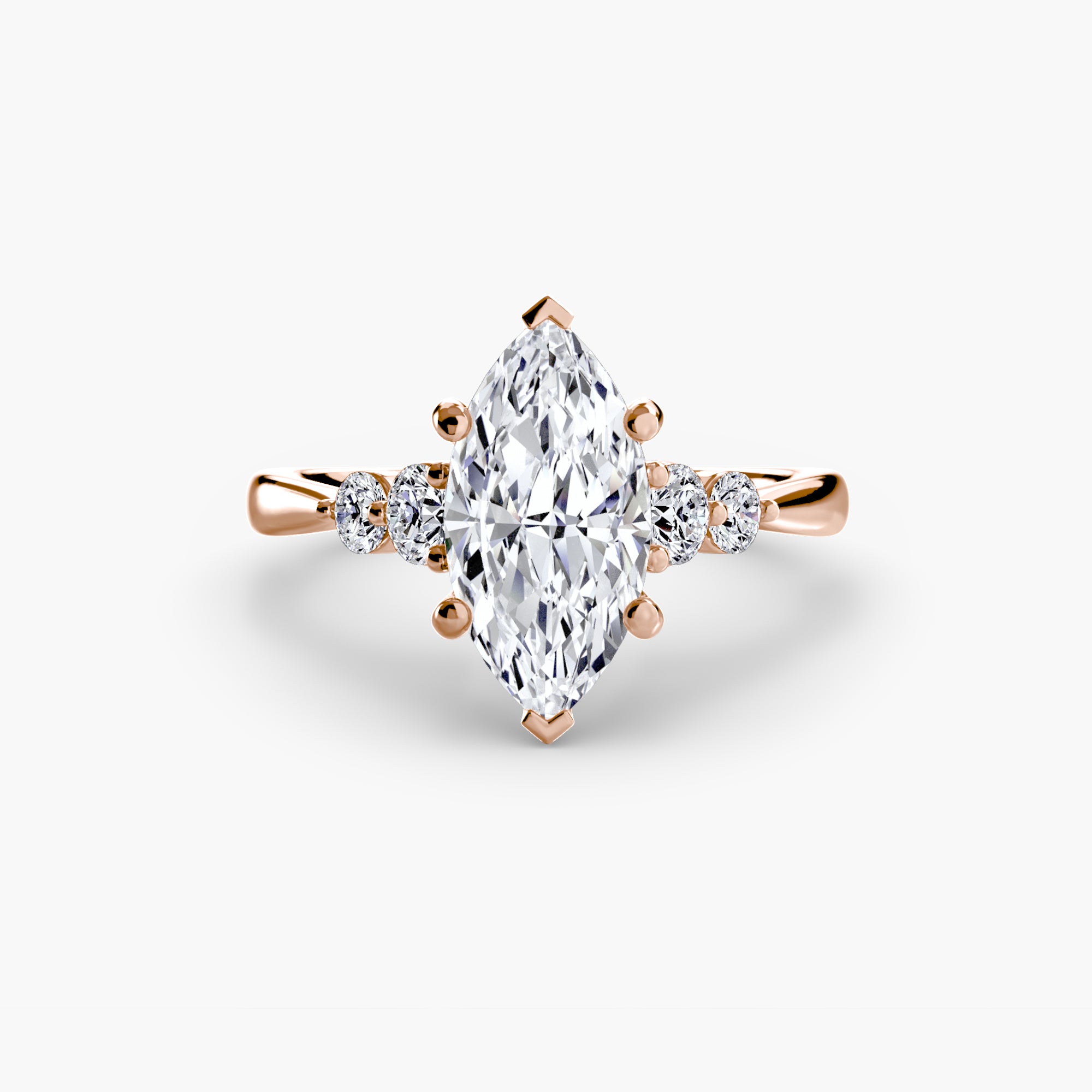 Shoulder Accent Solitaire