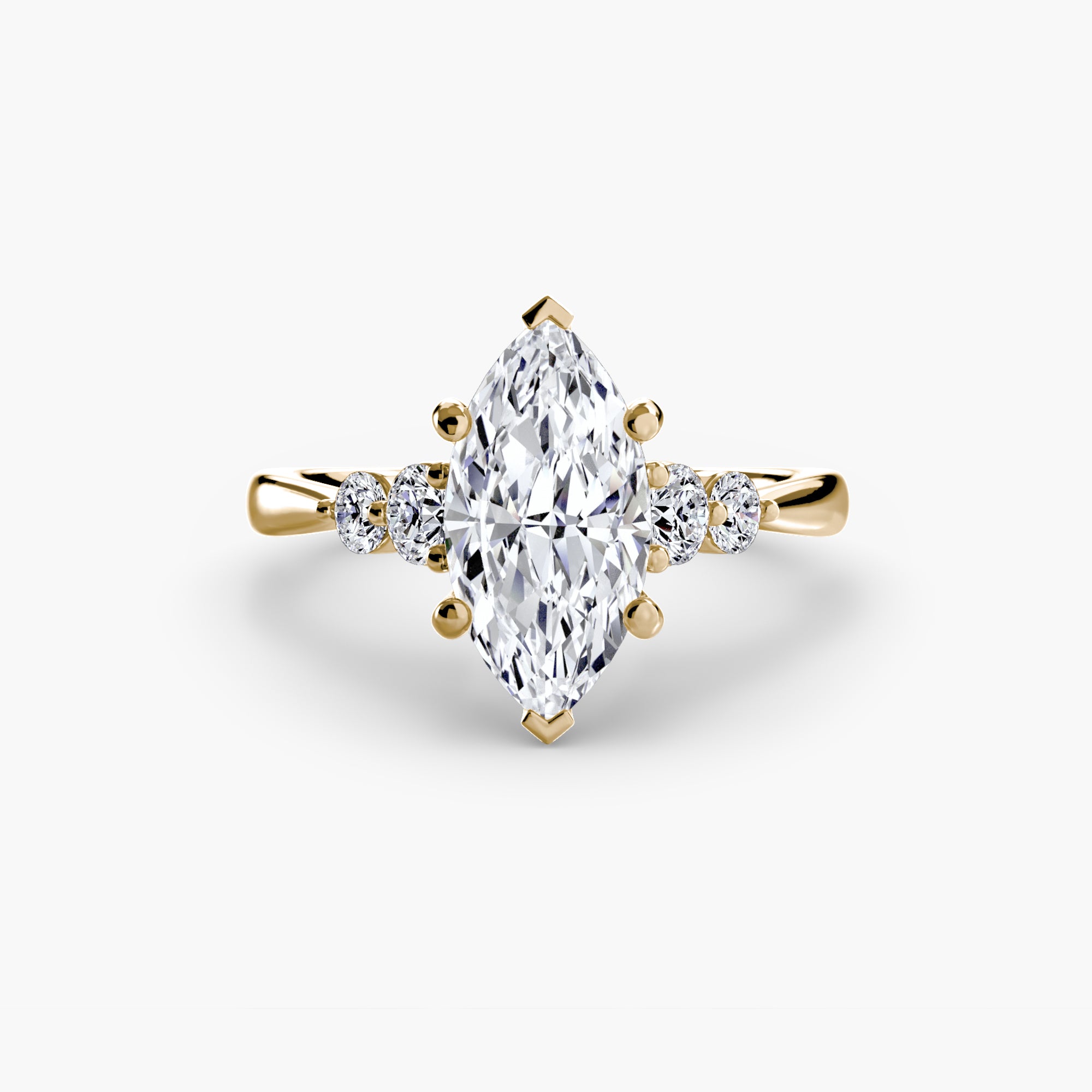 Shoulder Accent Solitaire