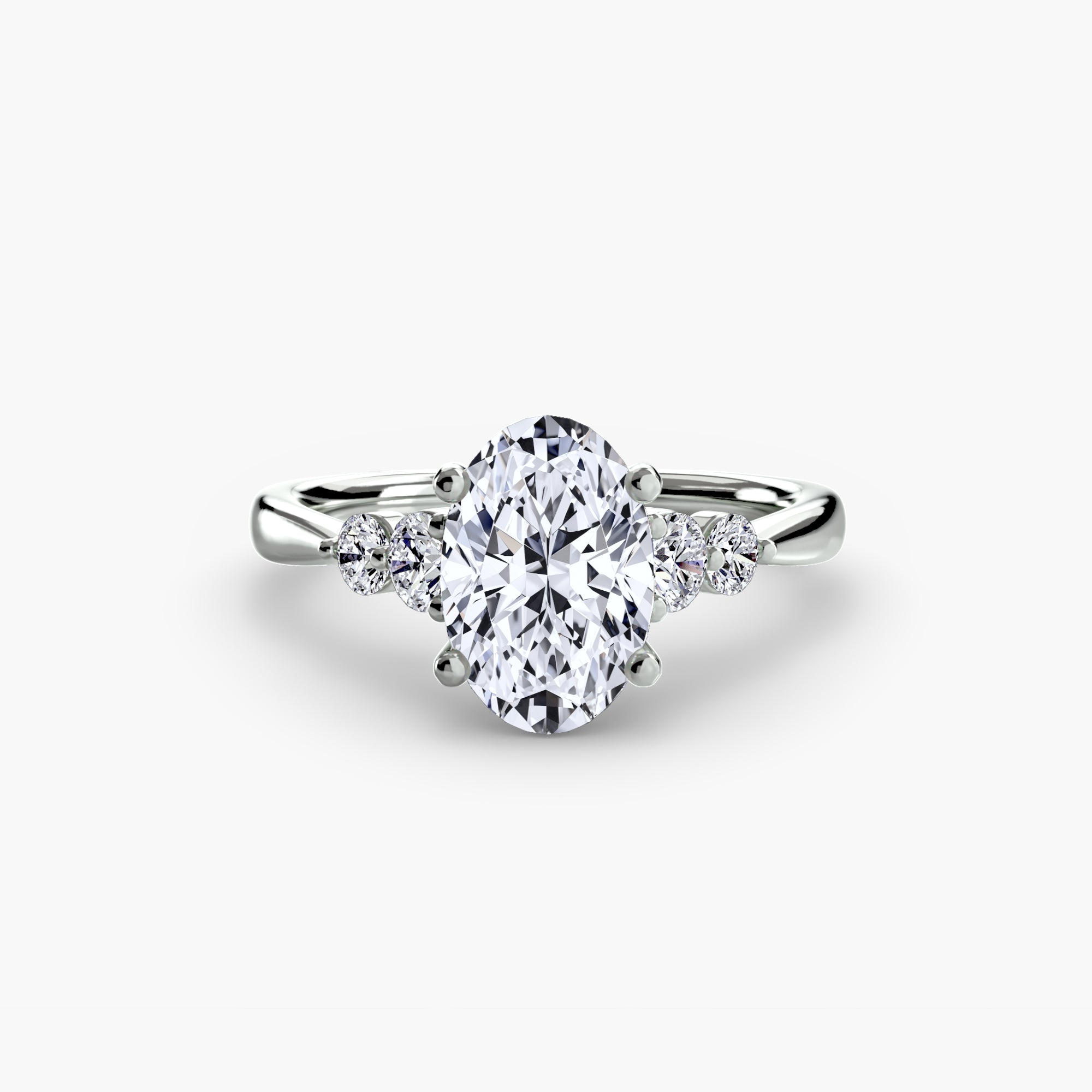 Shoulder Accent Solitaire