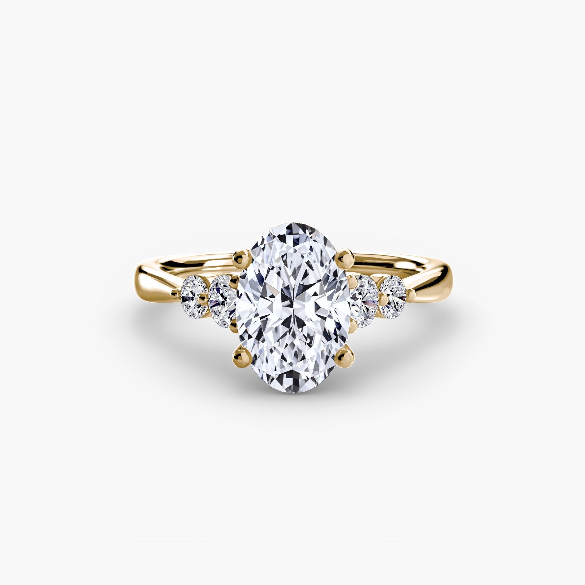 Shoulder Accent Solitaire