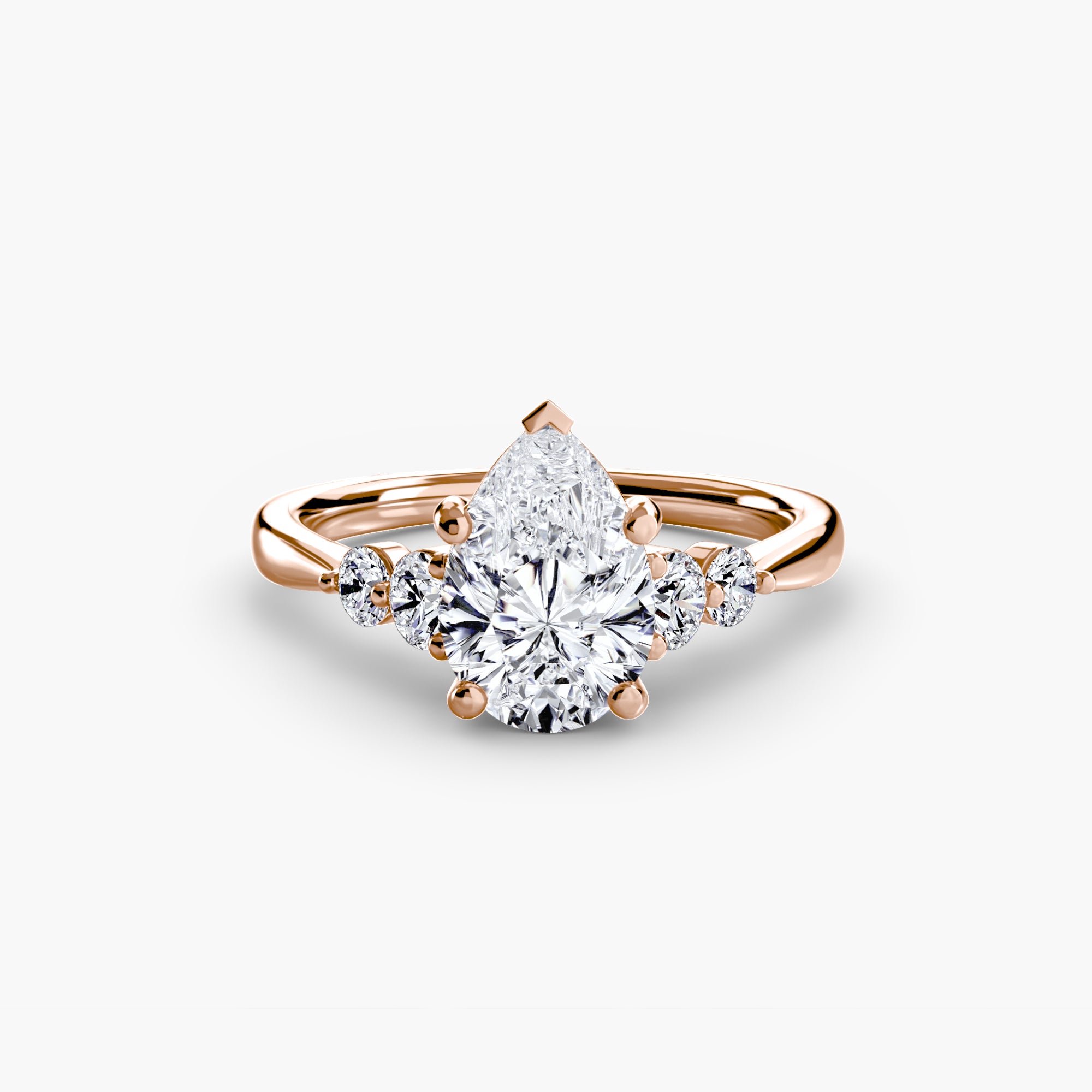 Shoulder Accent Solitaire