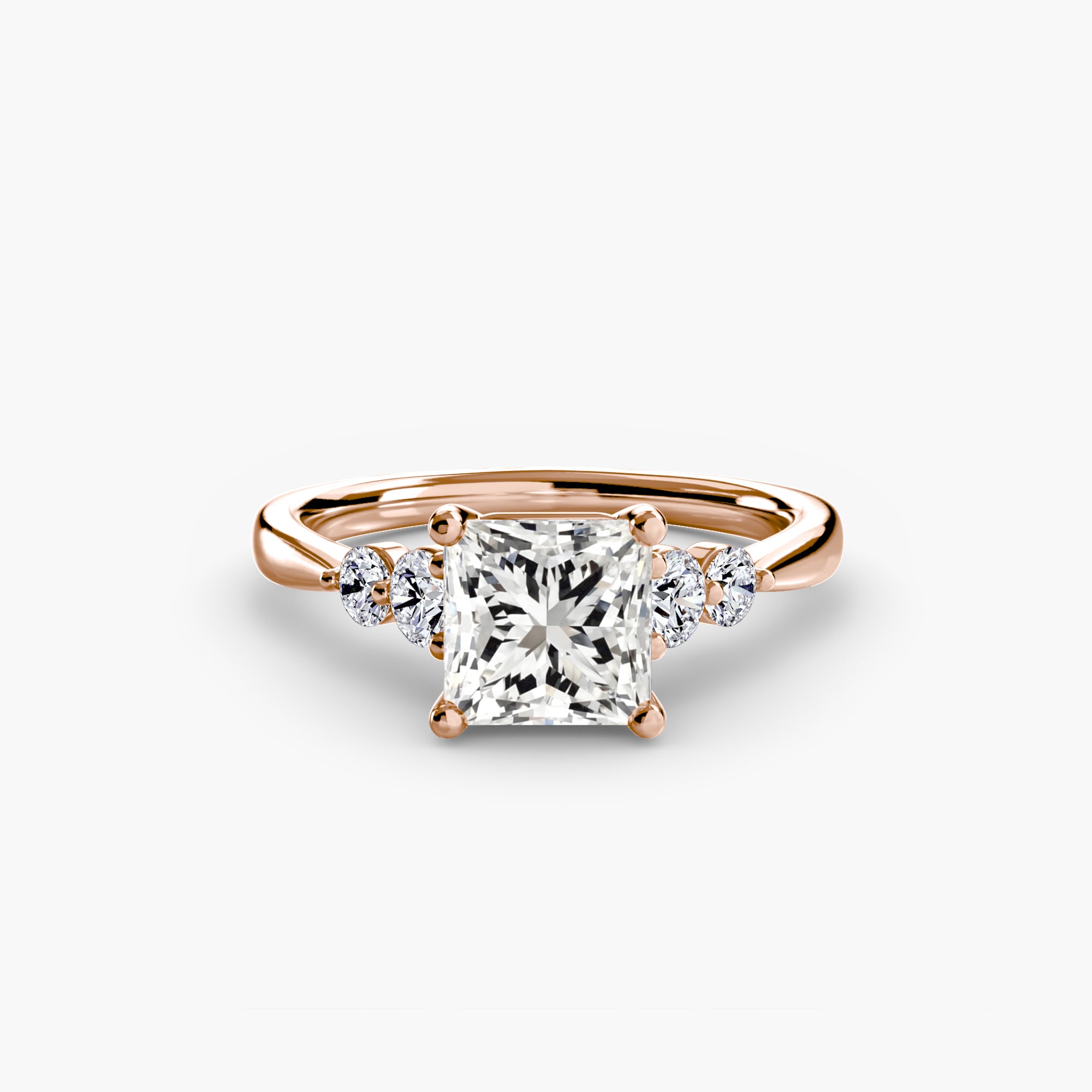 Shoulder Accent Solitaire