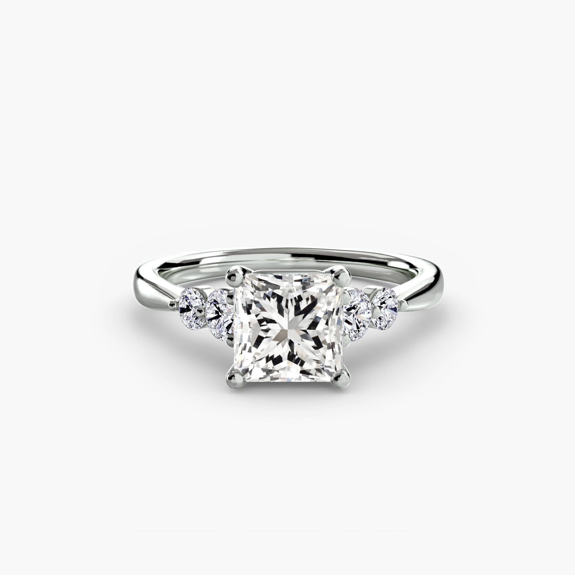 Shoulder Accent Solitaire
