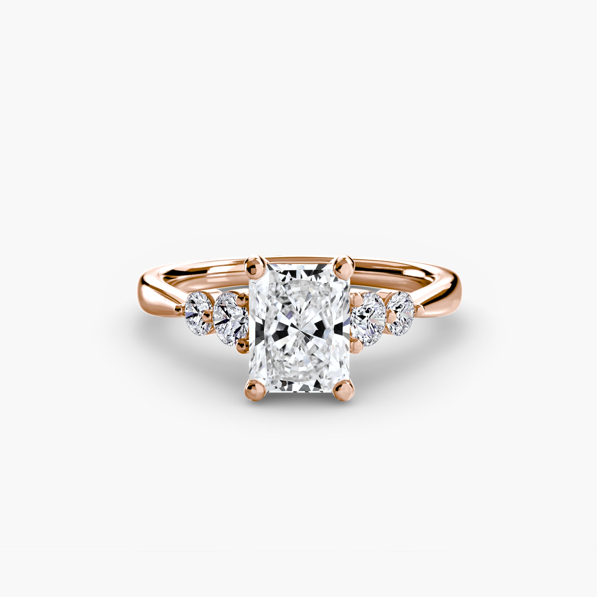 Shoulder Accent Solitaire