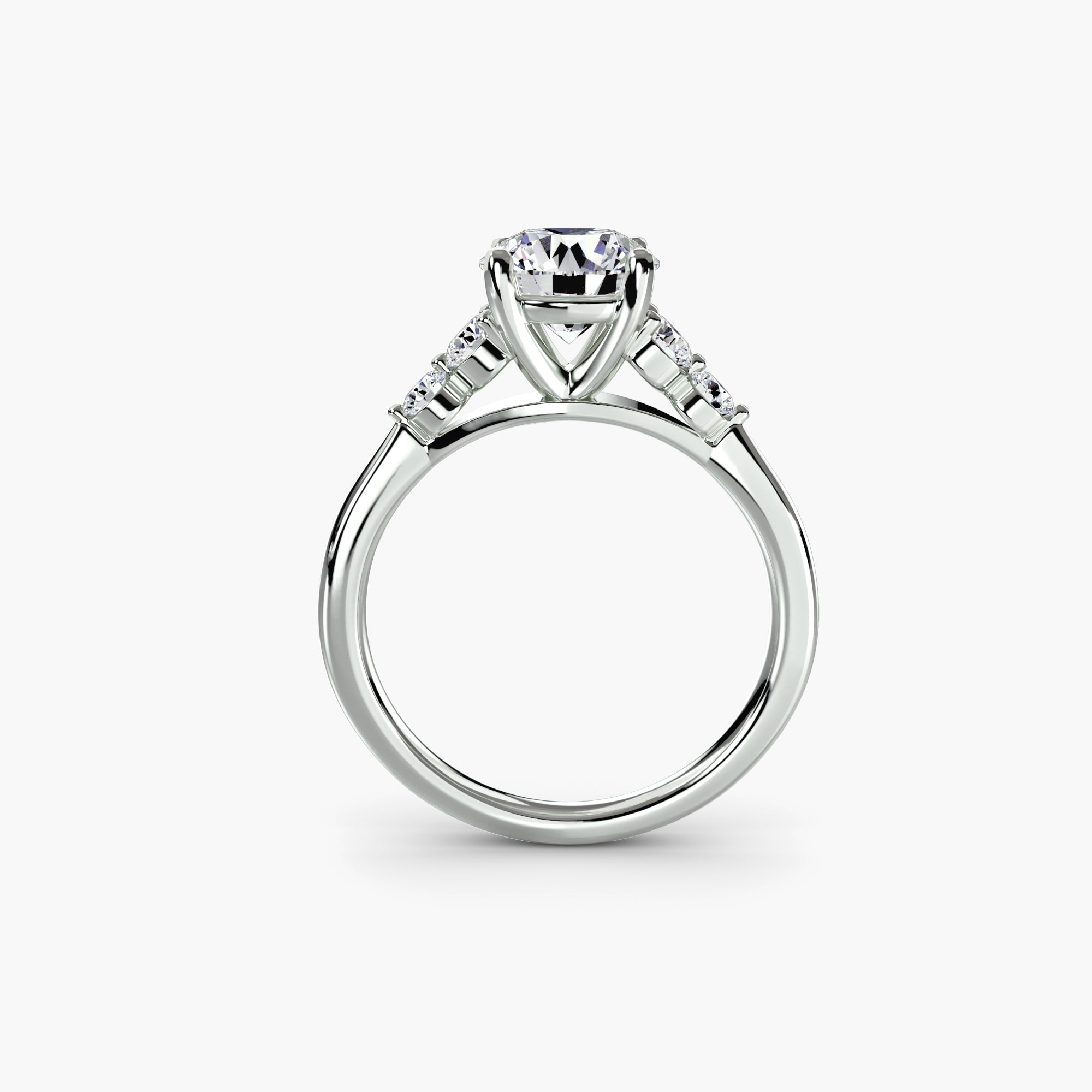 Shoulder Accent Solitaire