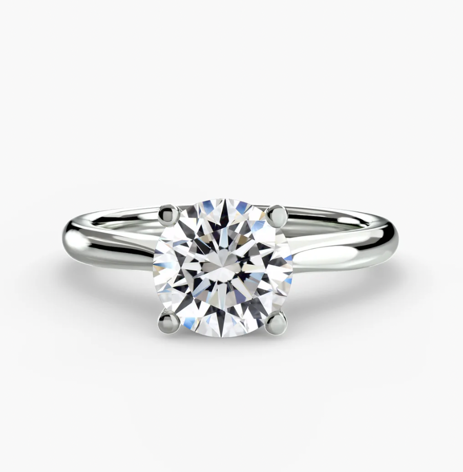 The Forever Solitaire Ring