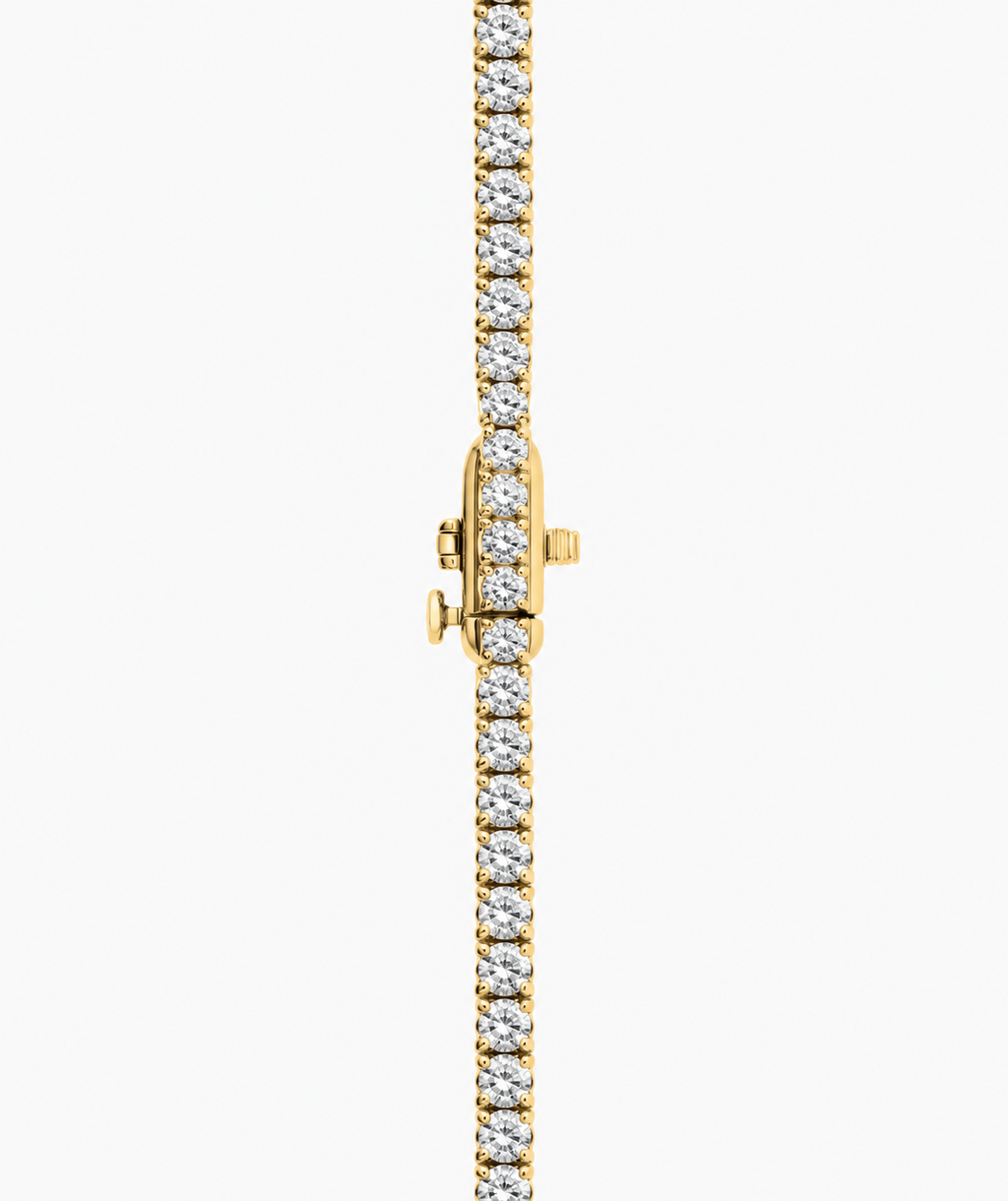 Diamond Eternity Tennis Necklace — 7.00 ct
