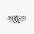Twisted Pavé Solitaire