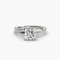 Emerald-Cut Twist Pavé