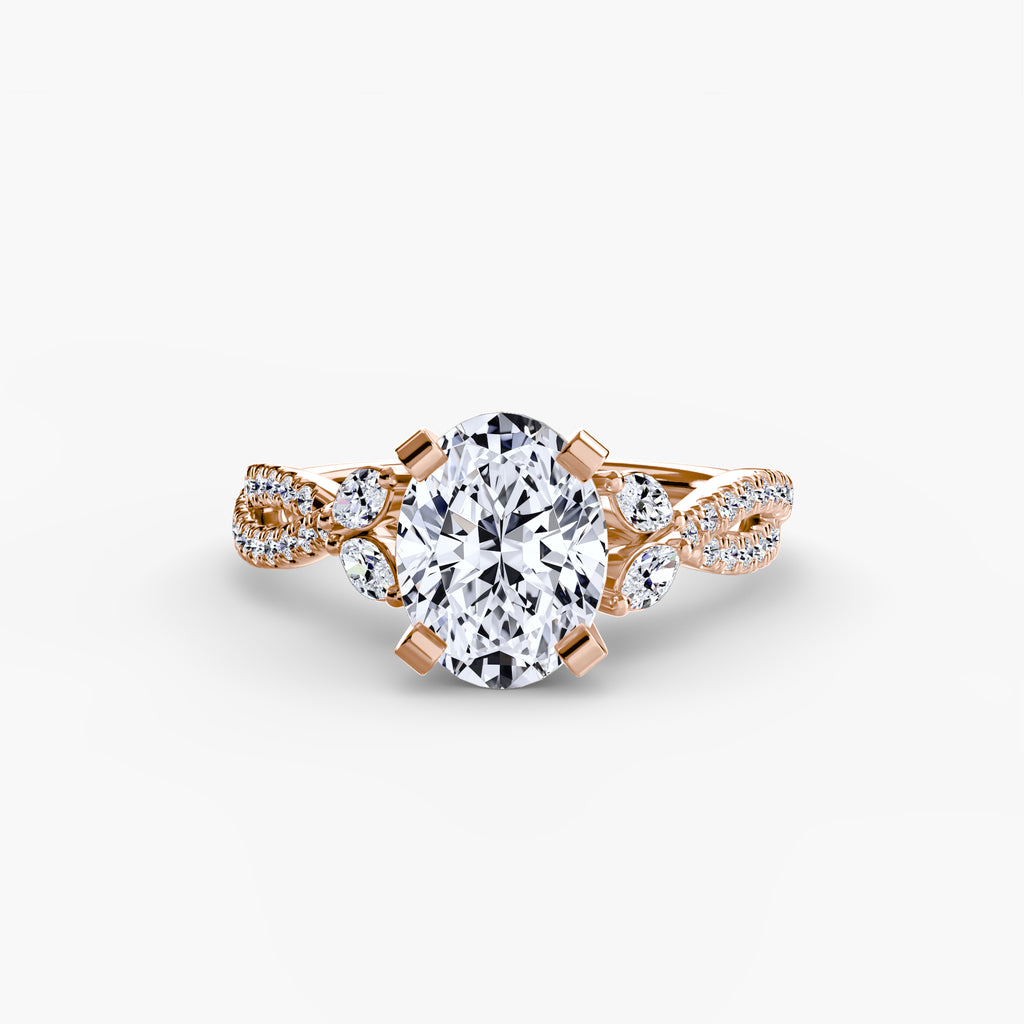 Twist Pavé Solitaire