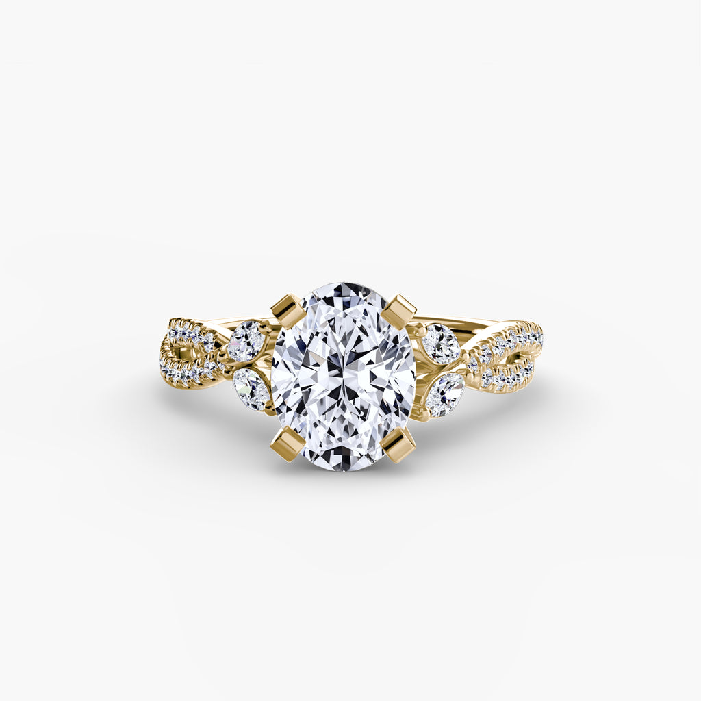 Twist Pavé Solitaire
