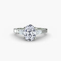 Trilogy with Pavé Shoulders