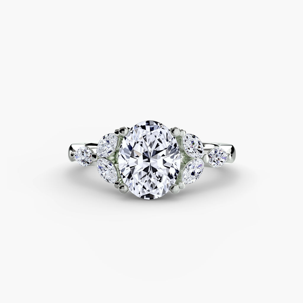 Shoulder Cluster Ring