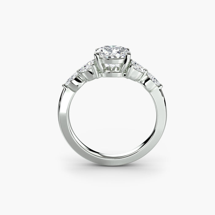Shoulder Cluster Ring