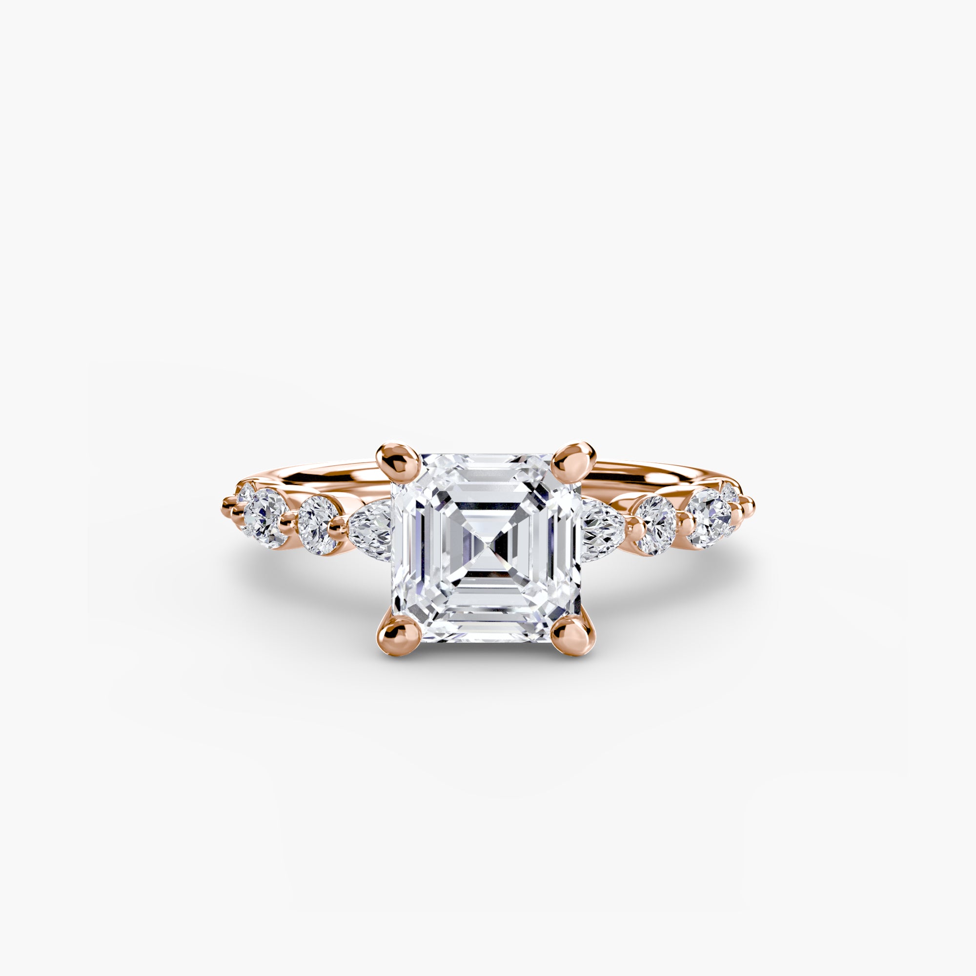 Solitaire with Eternity Pavé