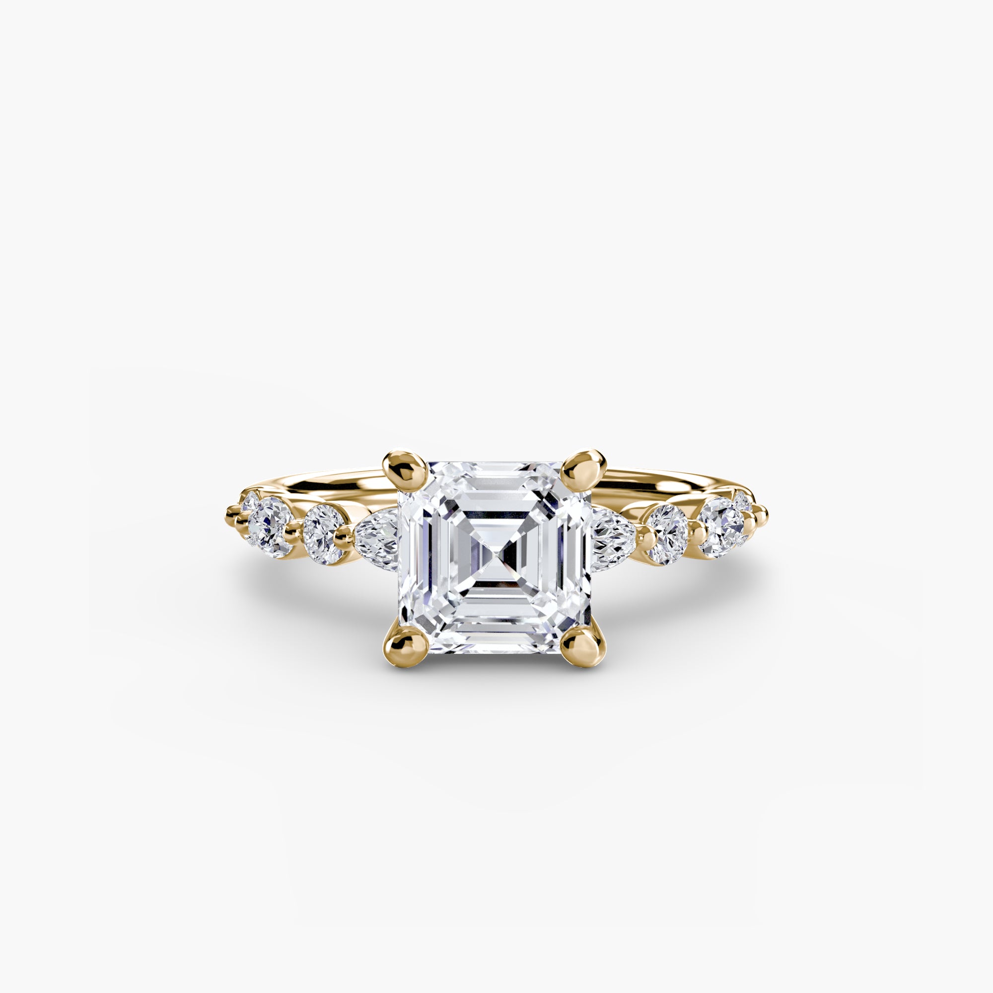 Solitaire with Eternity Pavé