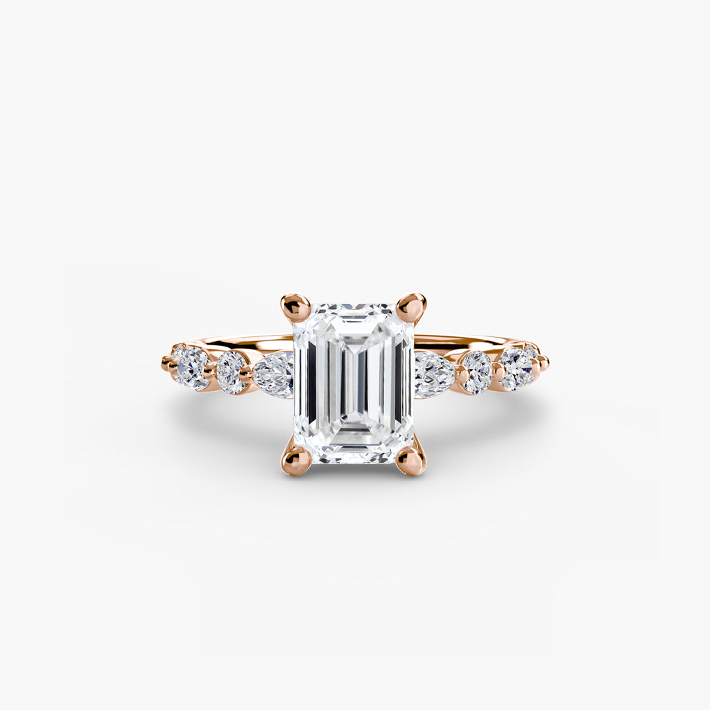 Solitaire with Eternity Pavé