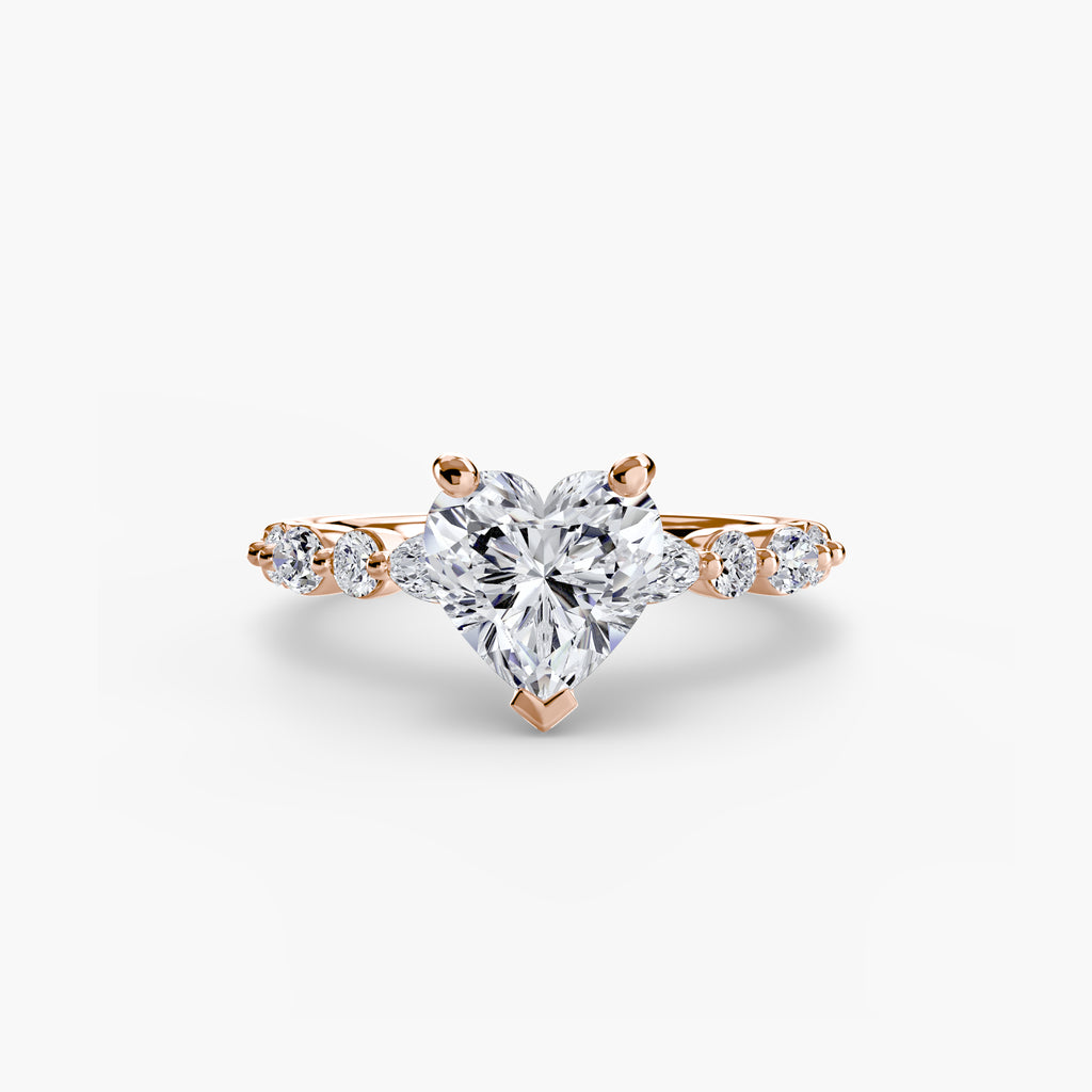 Solitaire with Eternity Pavé