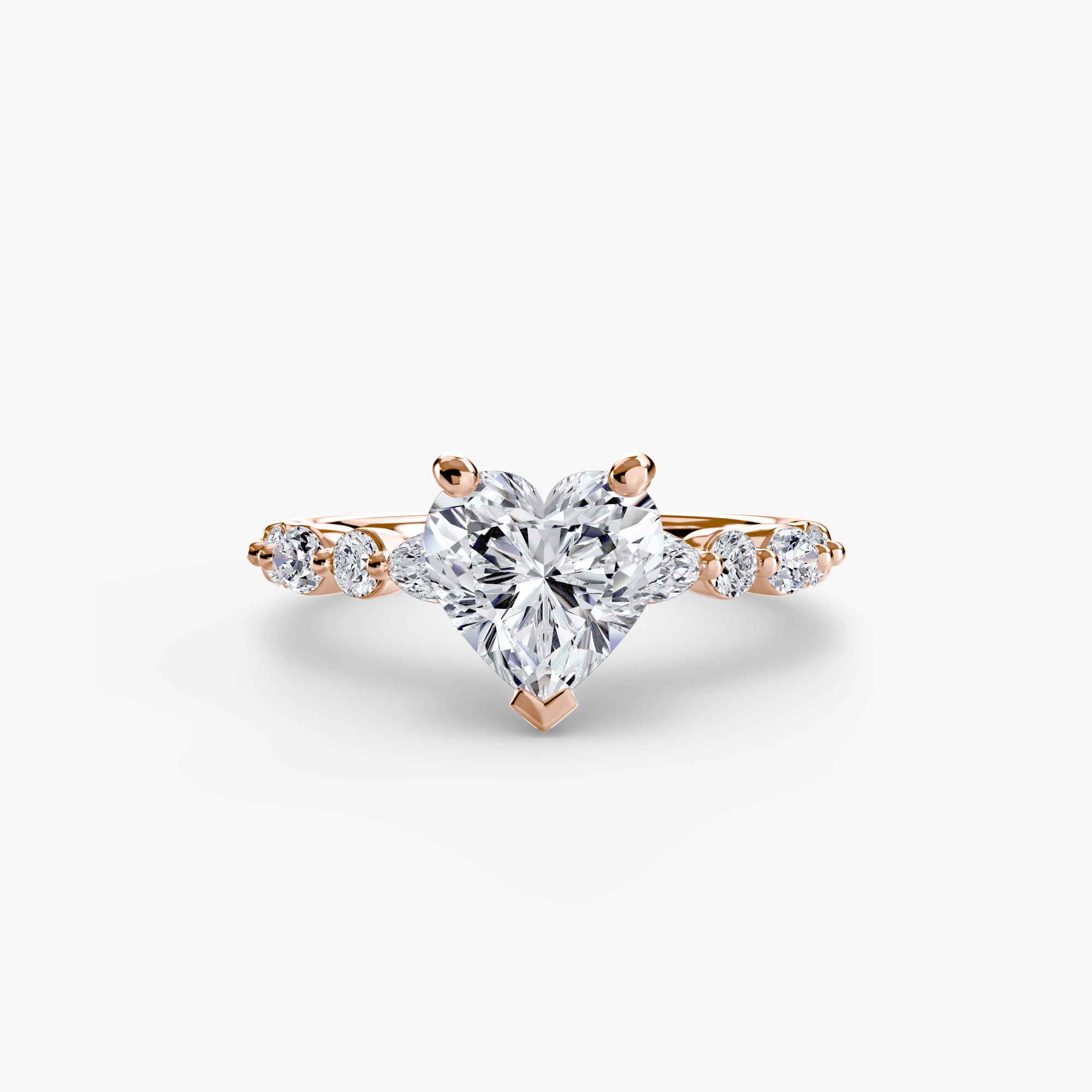 Solitaire with Eternity Pavé