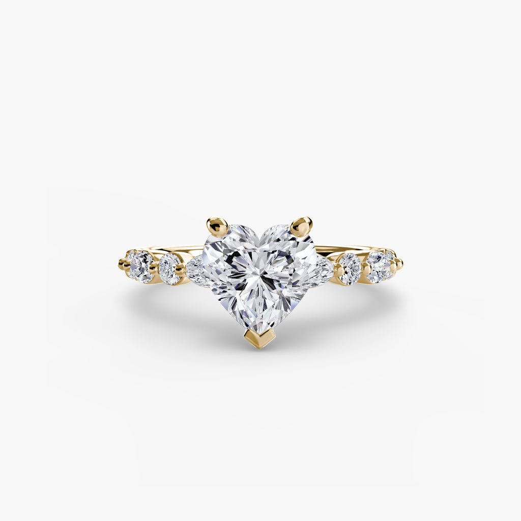 Solitaire with Eternity Pavé