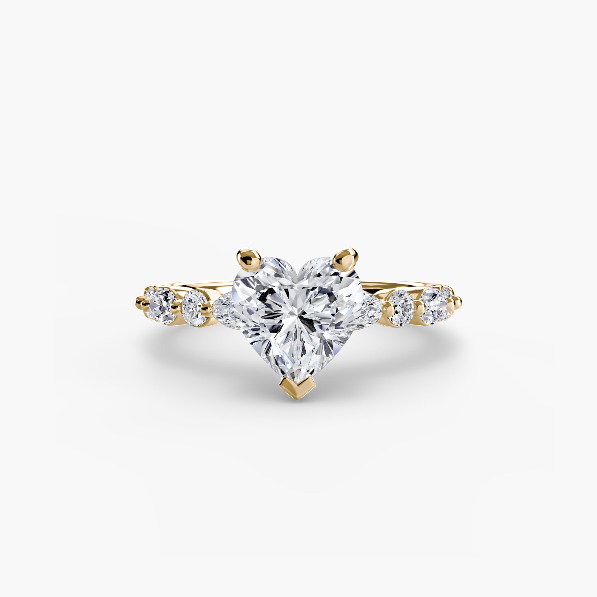 Solitaire with Eternity Pavé