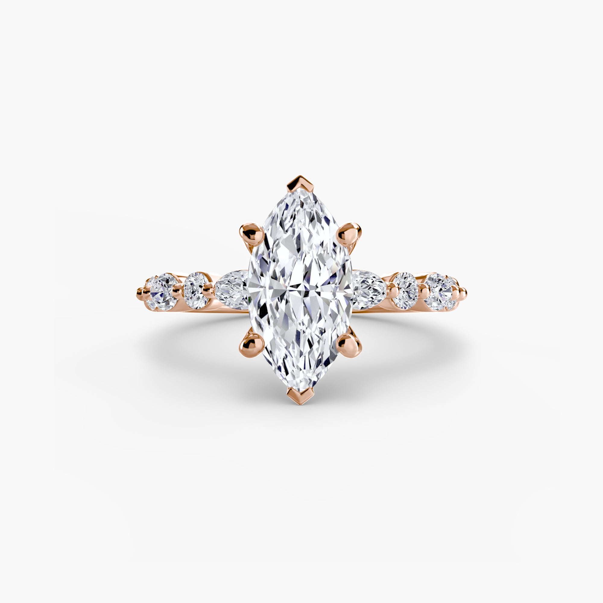 Solitaire with Eternity Pavé
