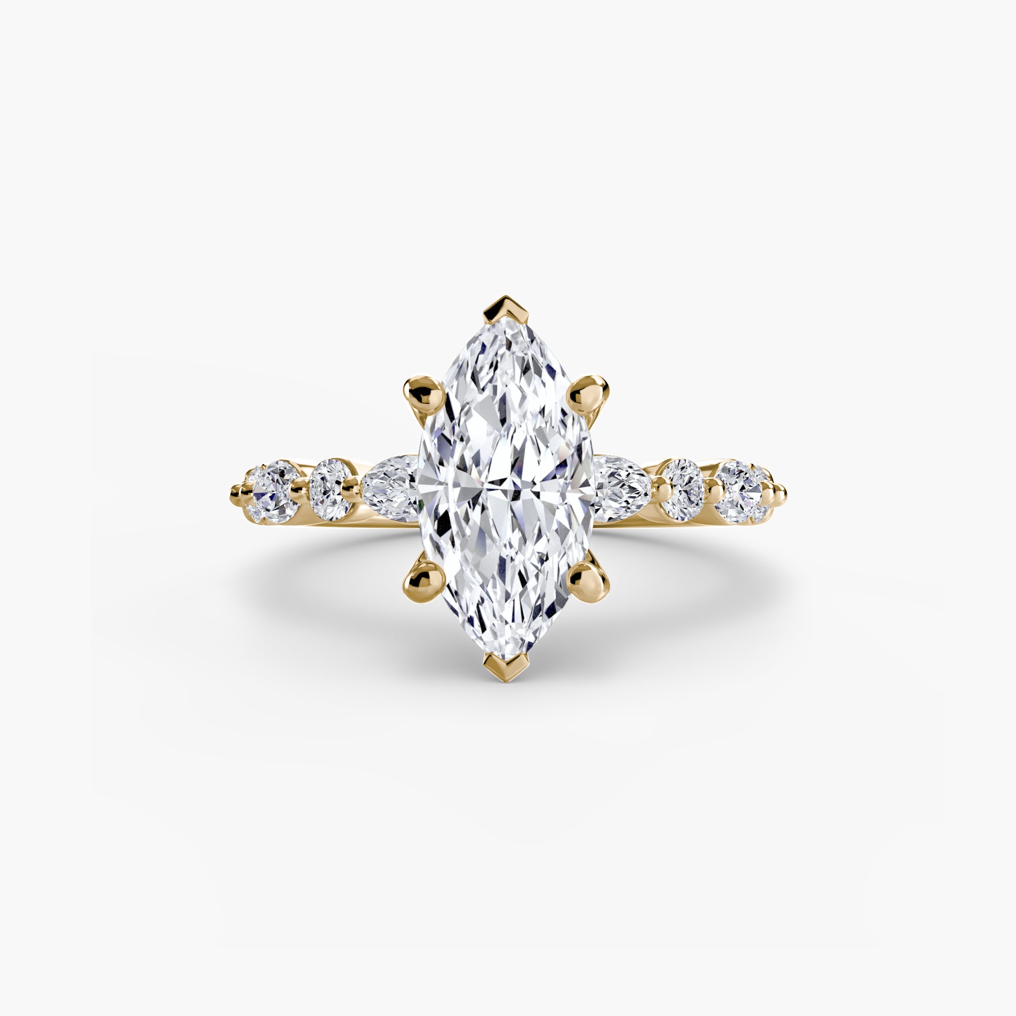 Solitaire with Eternity Pavé